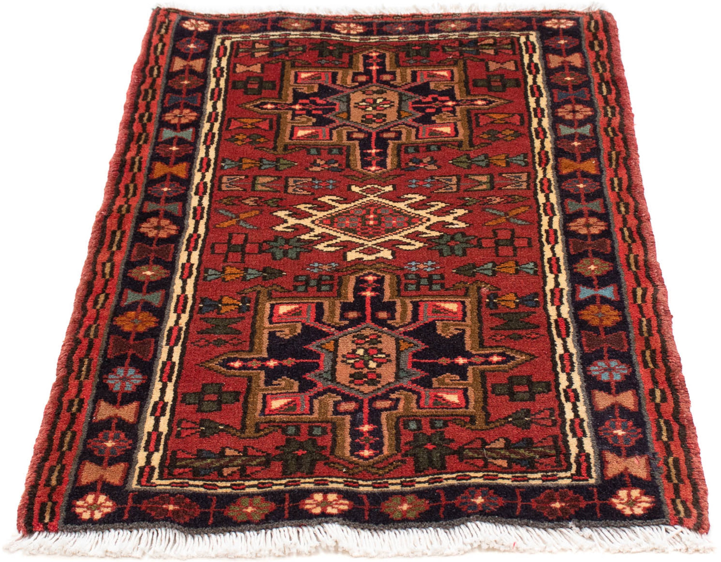 Image of morgenland Orientteppich »Perser - Nomadic - 108 x 68 cm - braun«, rechteckig, 10 mm Höhe, Wohnzimmer, Handgeknüpft, Einzelstück mit Zertifikat bei Ackermann Versand Schweiz