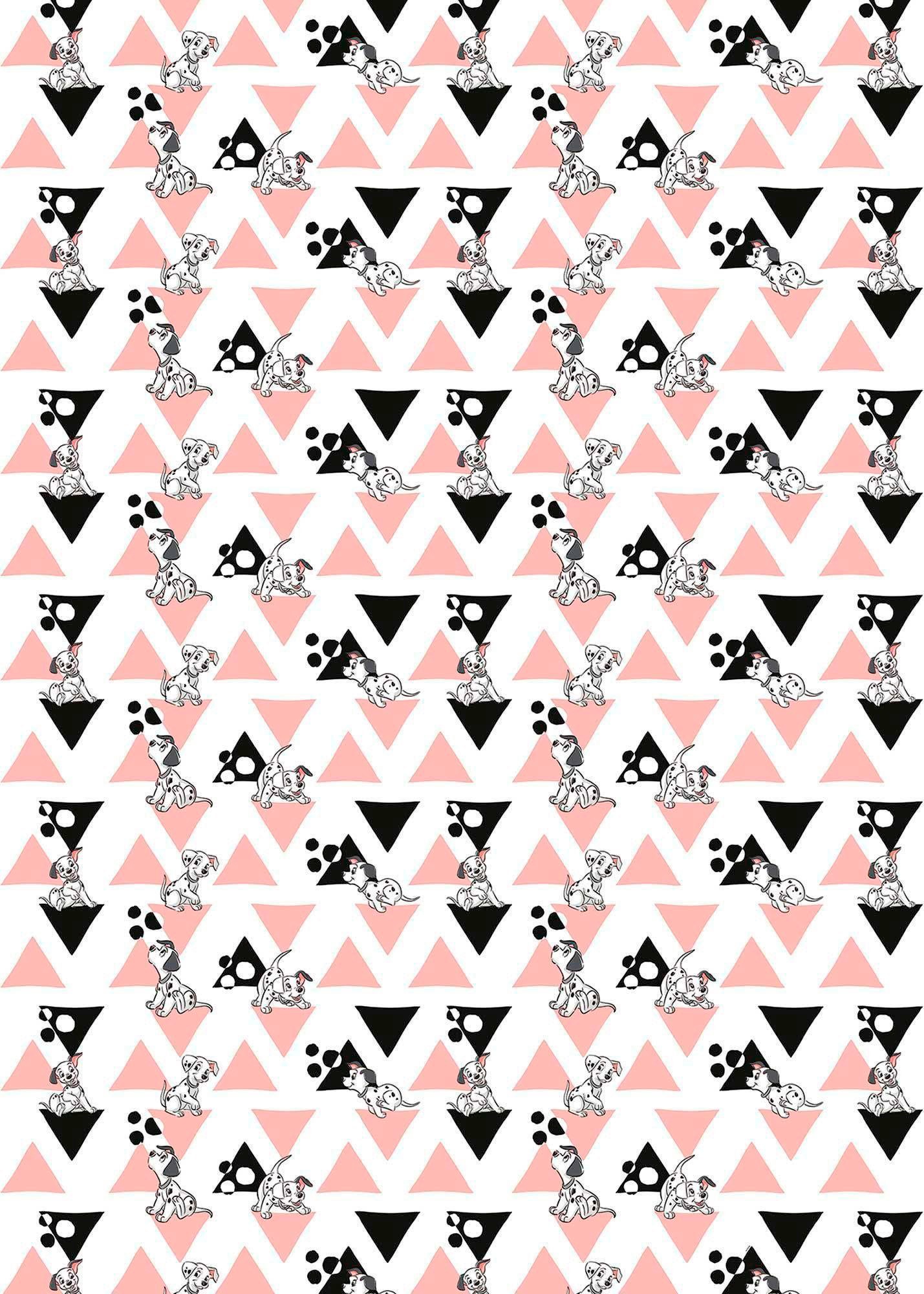 Image of Komar Vliestapete "Digitaldruck Vlies - 101 Dalmatiner Angles - Grösse 200 x 280 cm" bedruckt glatt Kinderzimmer