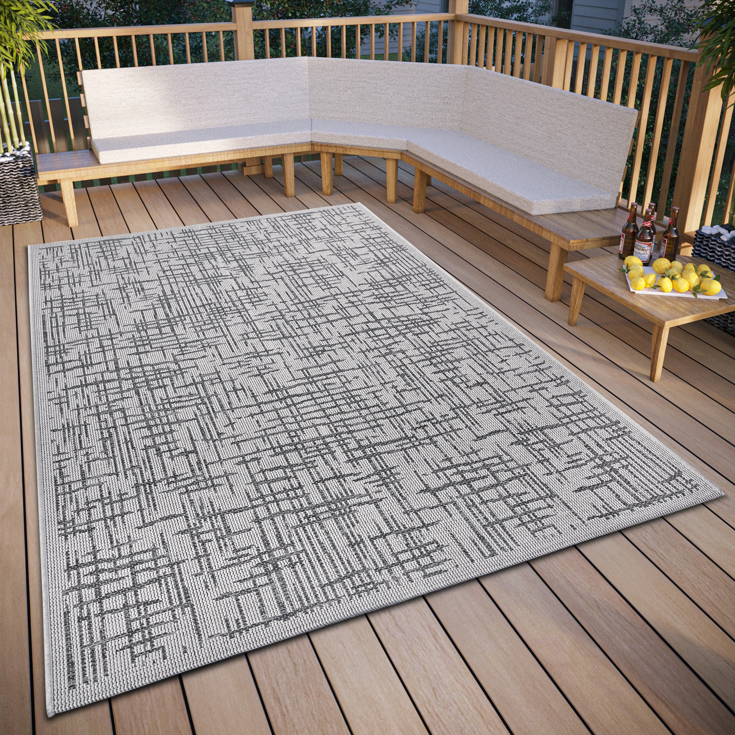 Image of HANSE Home Teppich "Telu" rechteckig 6 mm Höhe strapazierfähig, pflegeleicht, robust, In- und Outdoor, wetterfest