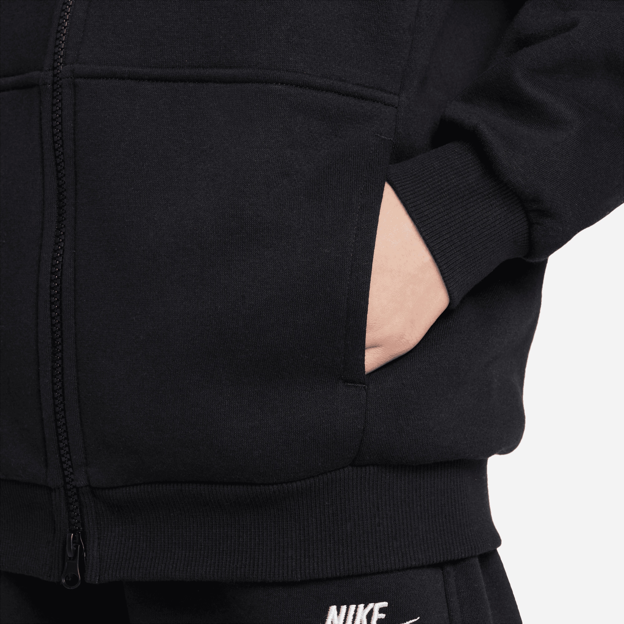 Nike Sportswear Kapuzensweatjacke »CLUB FLEECE BIG KIDS' (GIRLS') OVERSIZED FULL-ZIP HOODIE«