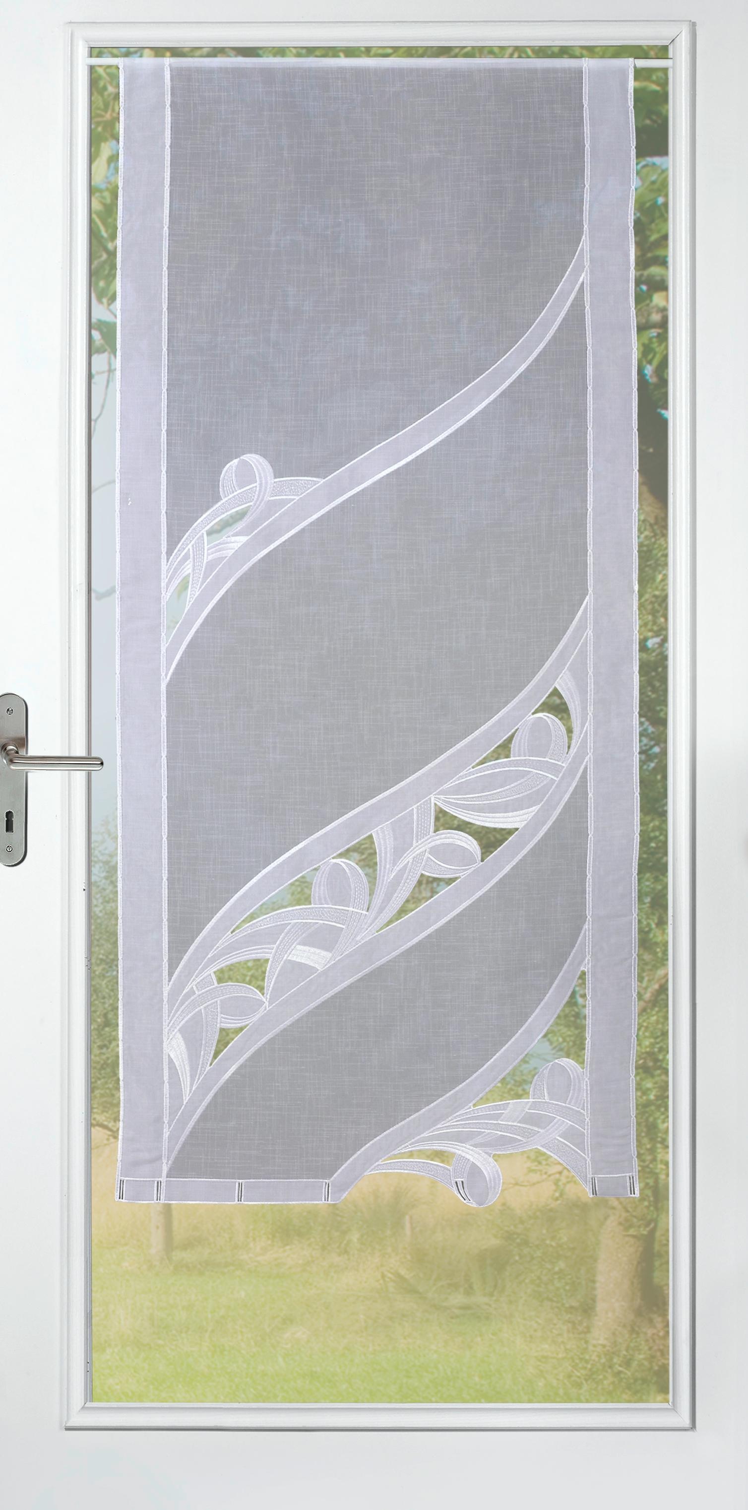 Stickereien Plauen Rideau »Christina« Bande multifonctionnelle 1 cuis tlg. HxB: 140x60, mit echter Plauener Spitze Stickerei