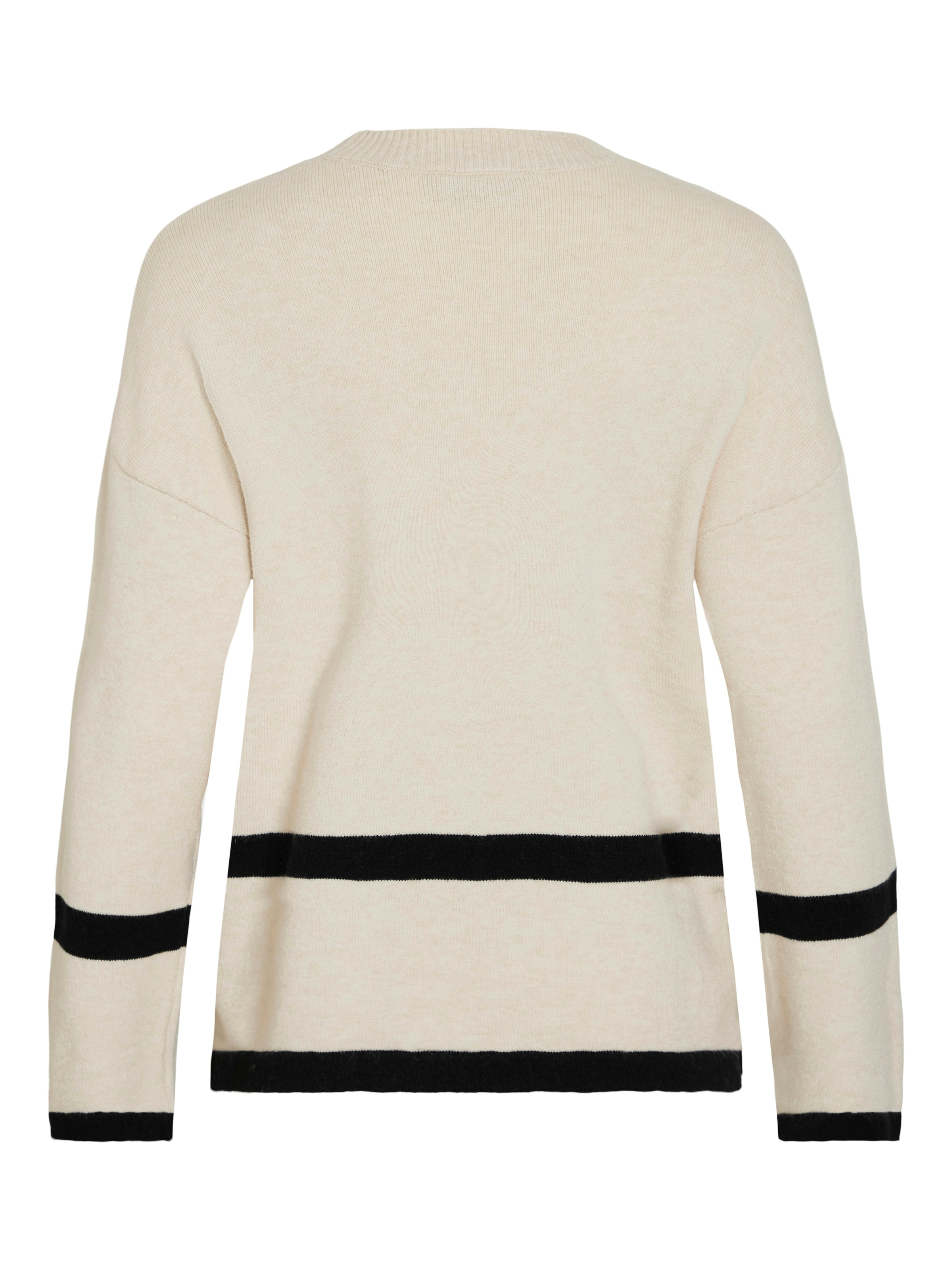 Vila Rundhalspullover »VIRIL O-NECK OVERSIZE L/S KNIT TOP- NOOS« Materialmix, oversize