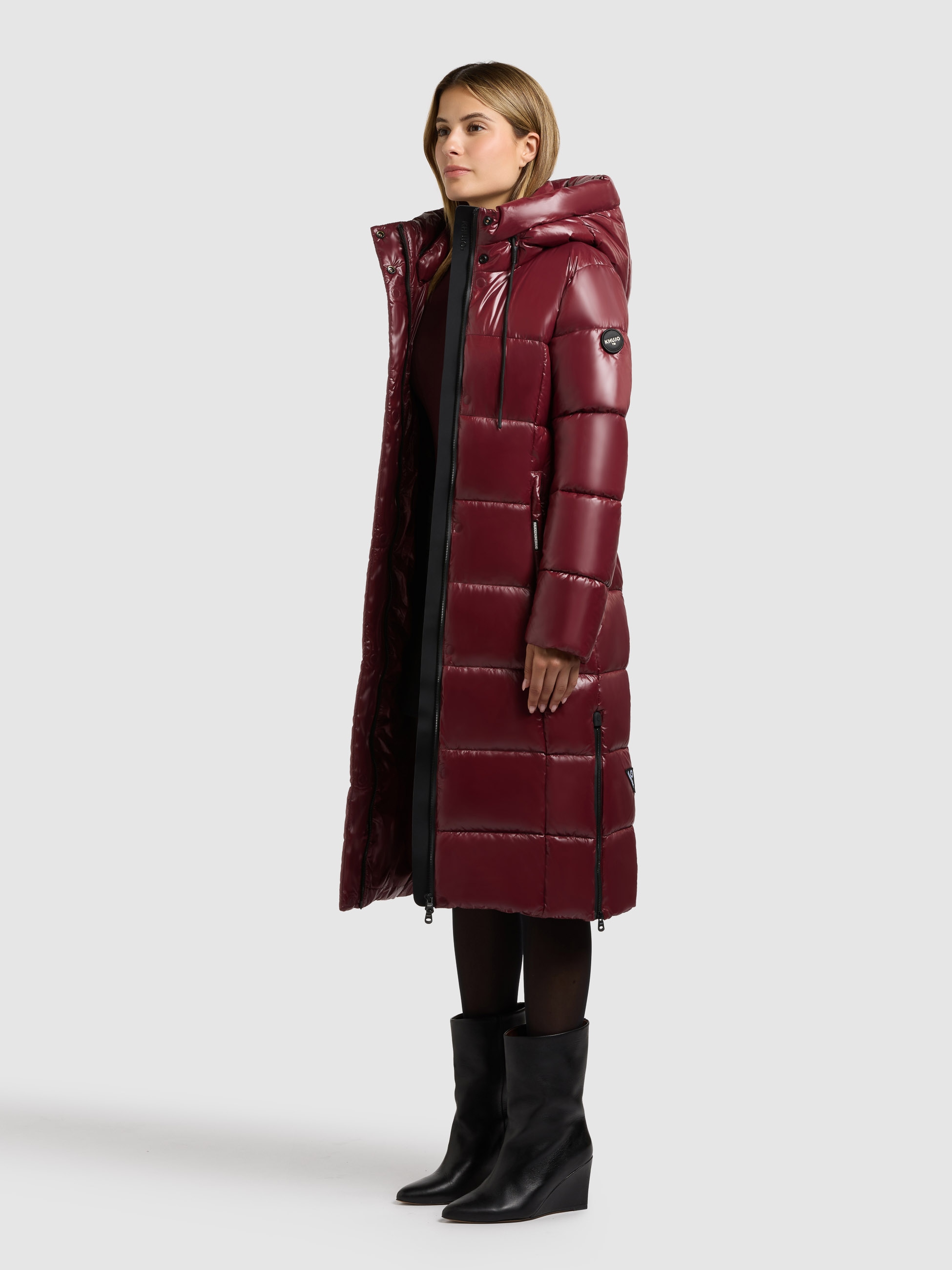 khujo Manteau matelassé »WILLA« praktische Seitenschlitze mit Reissverschluss