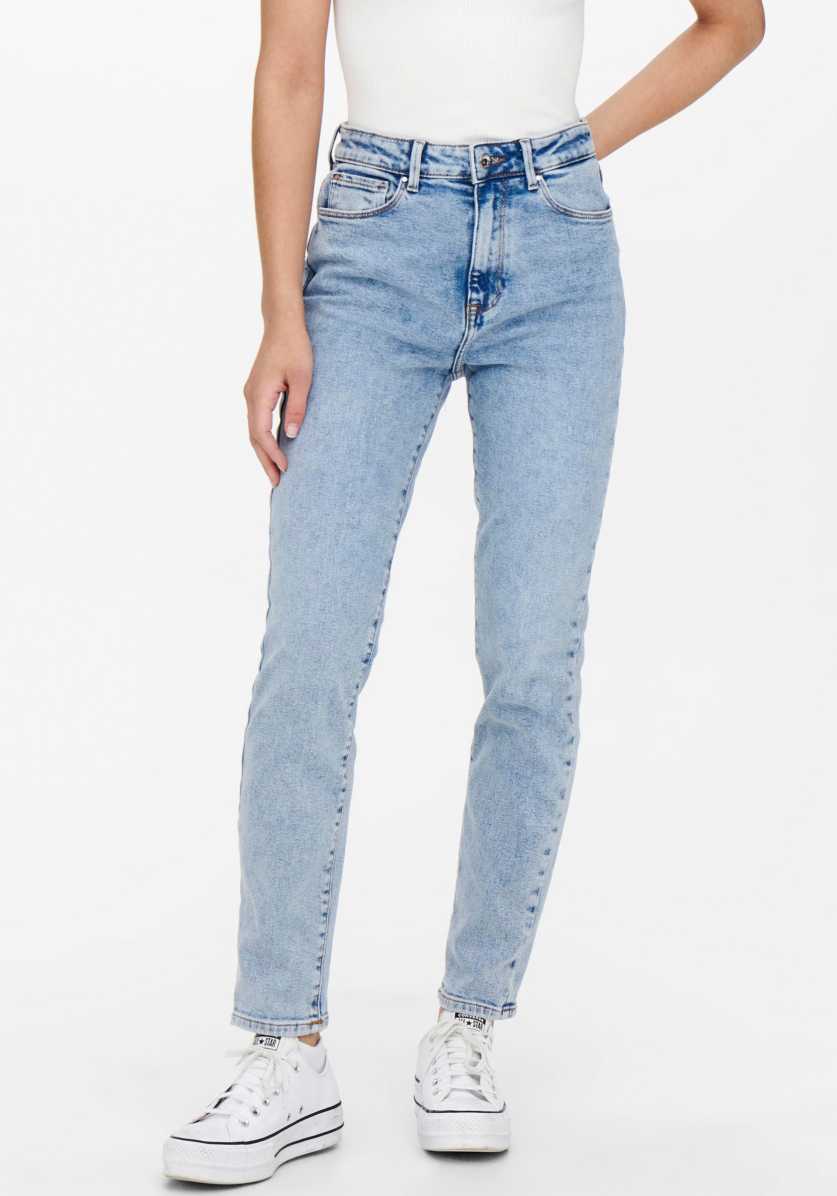 Image of Only Straight-Jeans »ONLEMILY STRETCH HW S A CRO789« bei Ackermann Versand Schweiz