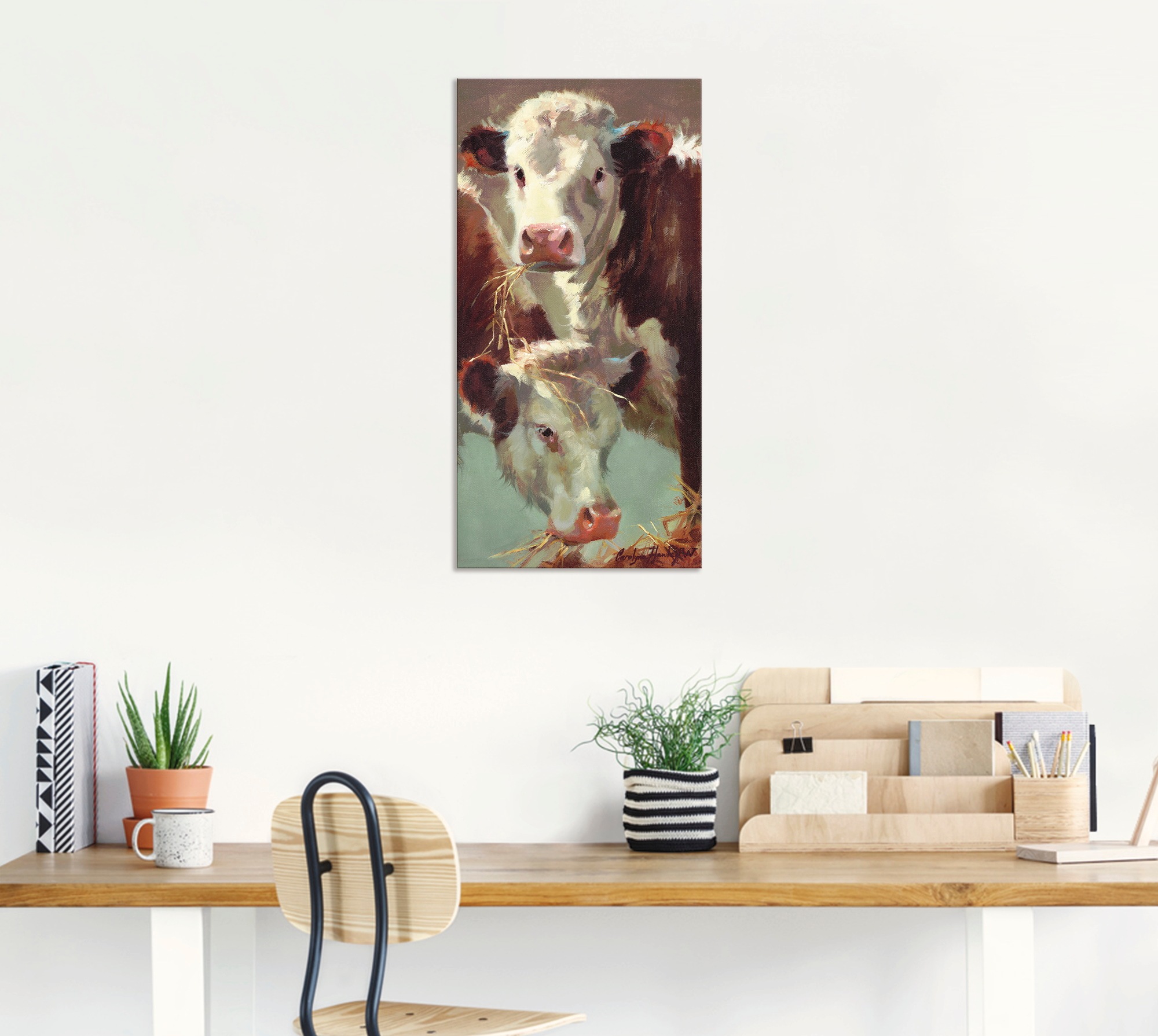 Artland Fresque murale »Kauen und Schlucken« 1 cuis tlg. als Alubild, Leinwandbild in verschied. Grössen