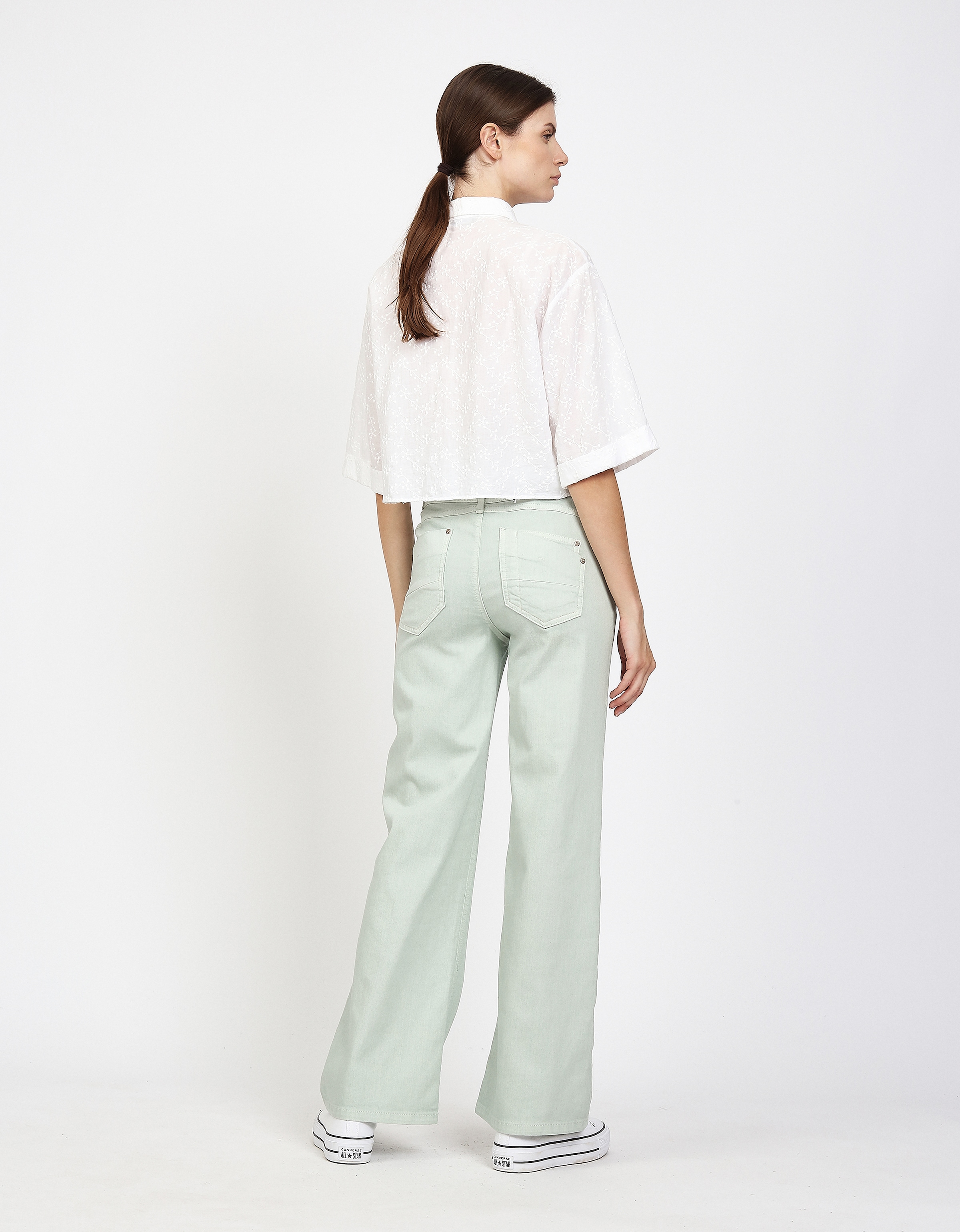 GANG Jeans large »94AMELIE WIDE« mit geradem Beinverlauf, weicher Denim