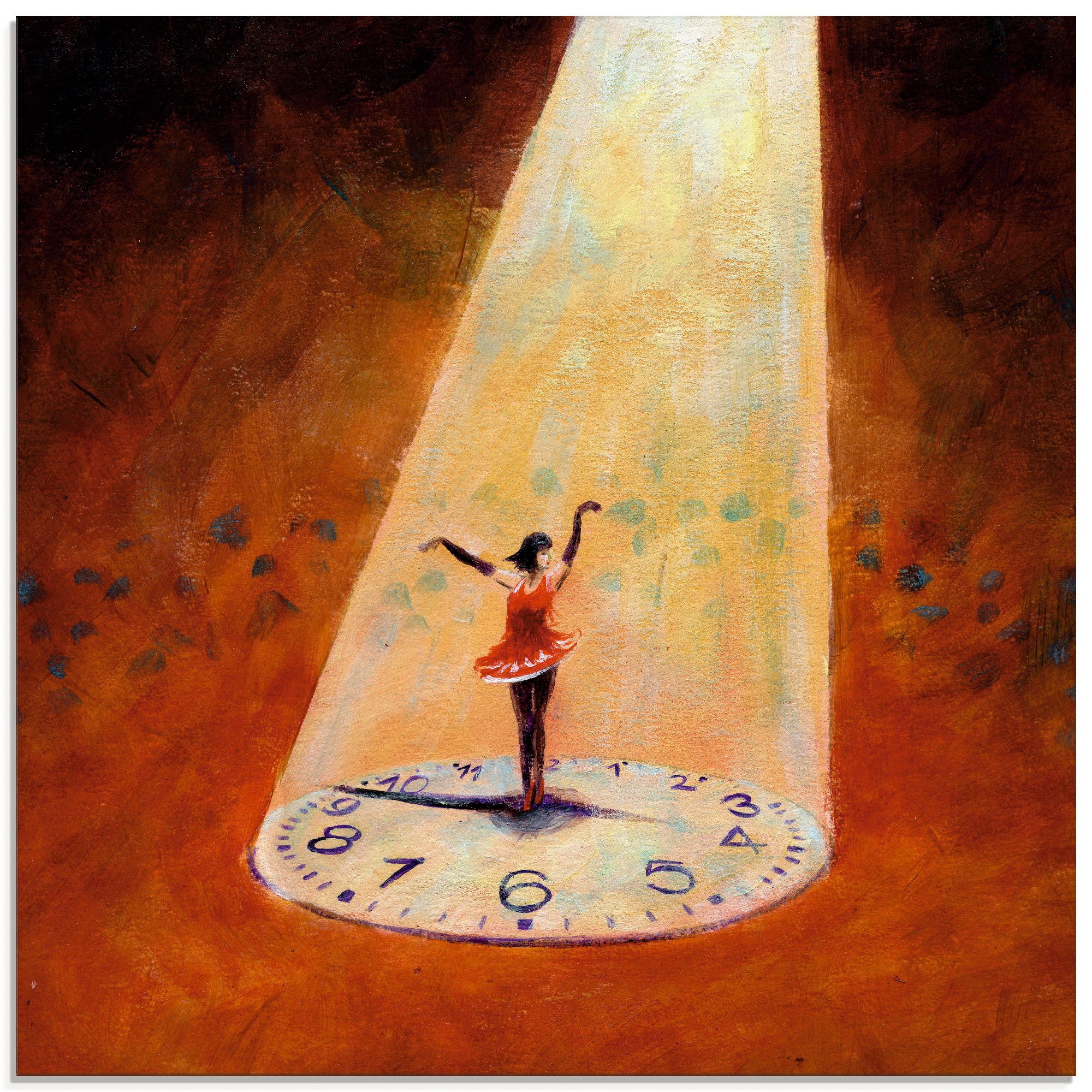 Image of Artland Glasbild »Im Jetzt sein«, Frau, (1 St.) bei Ackermann Versand Schweiz