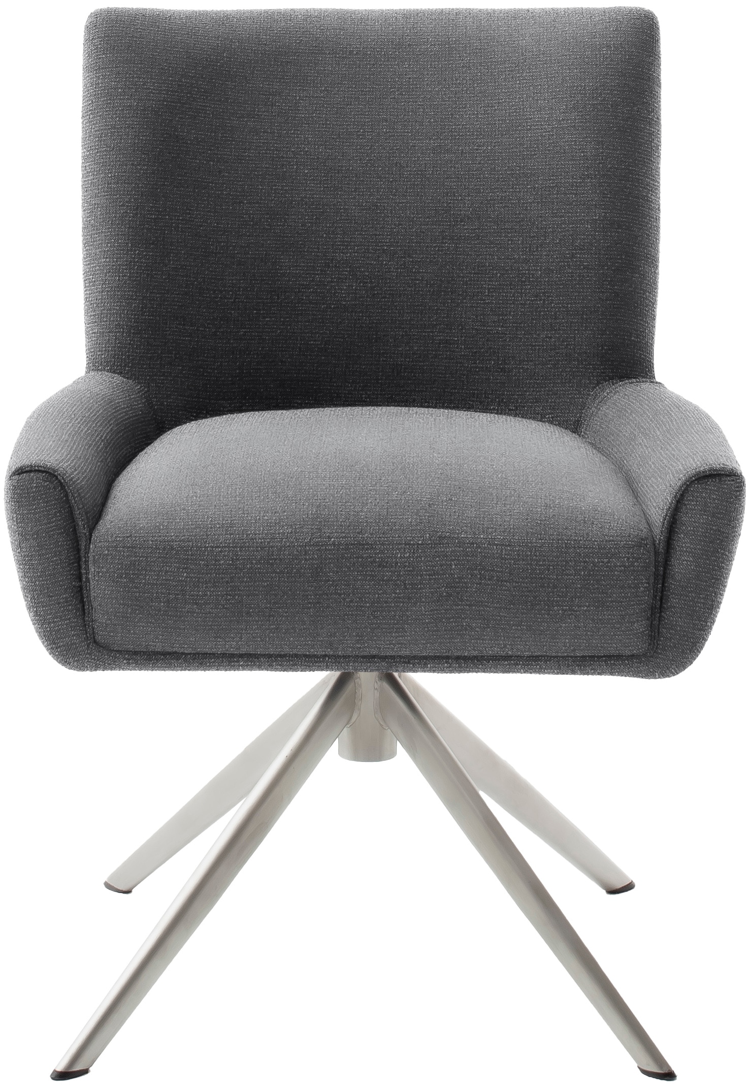 MCA furniture 4-Fussstuhl »WILSON Esszimmerstuhl, Armlehnstuhl, Polsterstuhl, modern«, (Set), 2 St., Leder, Stuhl, Armlehnenstuhl, drehbar, Taschenfederkern, belastbar 160 kg,XXL