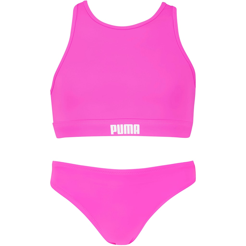 PUMA Bustier-Bikini, (Set), Kinder-Swinwear mit Racer-Rücken