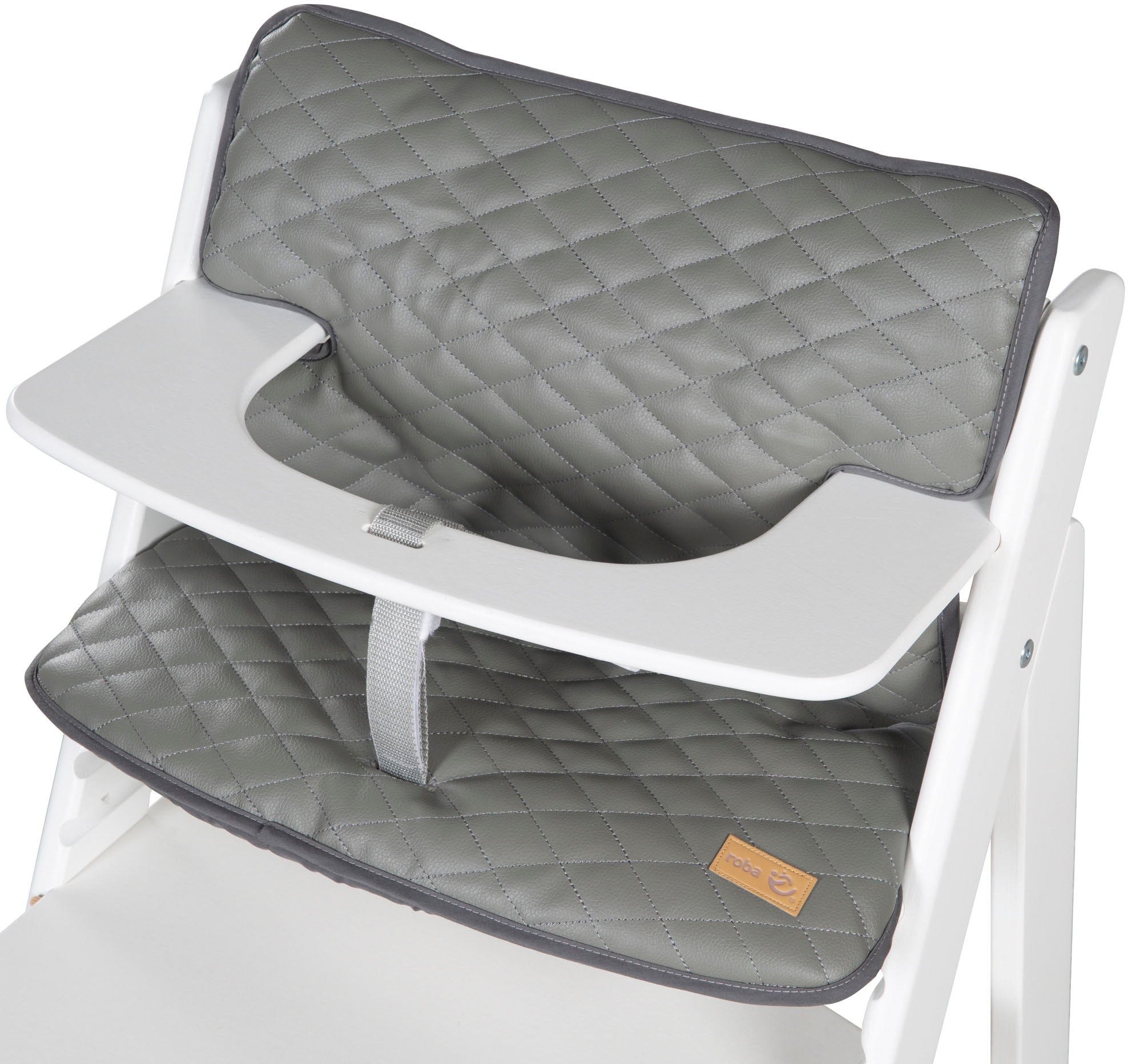 roba® Sitzverkleinerer »Sit Up Luxe, stone gesteppt, 2-teilig«, (2 tlg.)