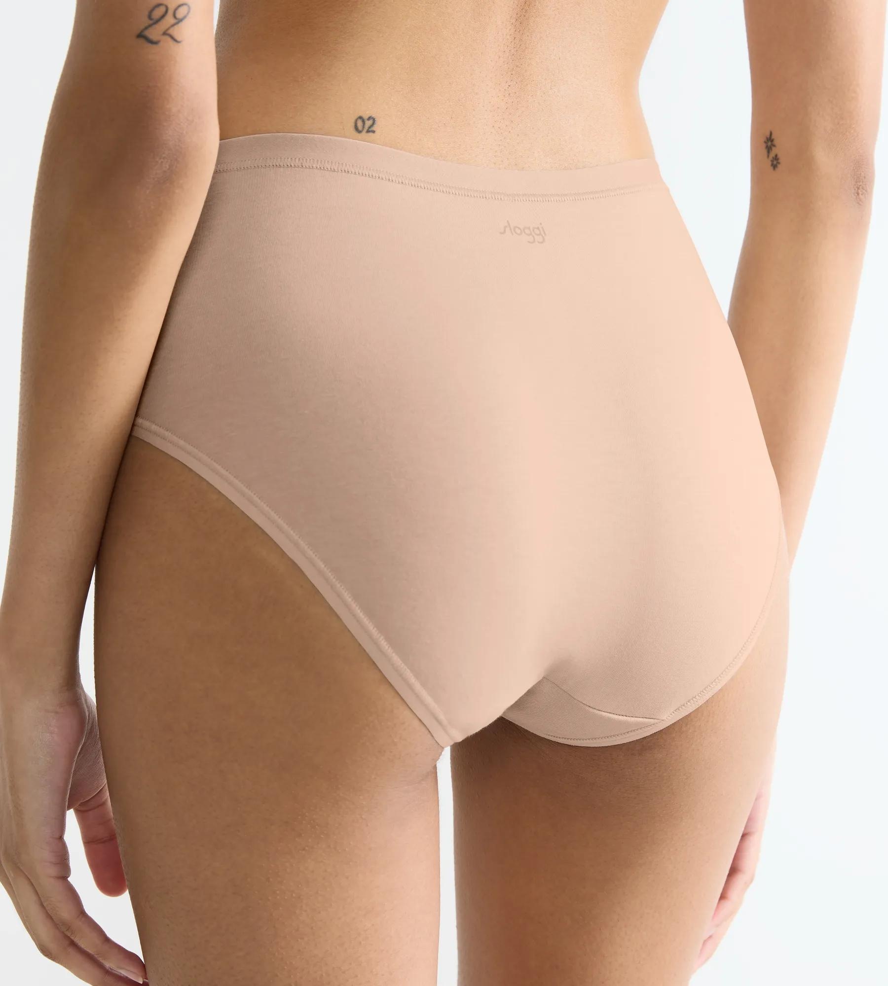 sloggi Midislip »GO Daily Cotton« Glanz-Effekt Details, weich, Baumwollmix, bequem, elastisch