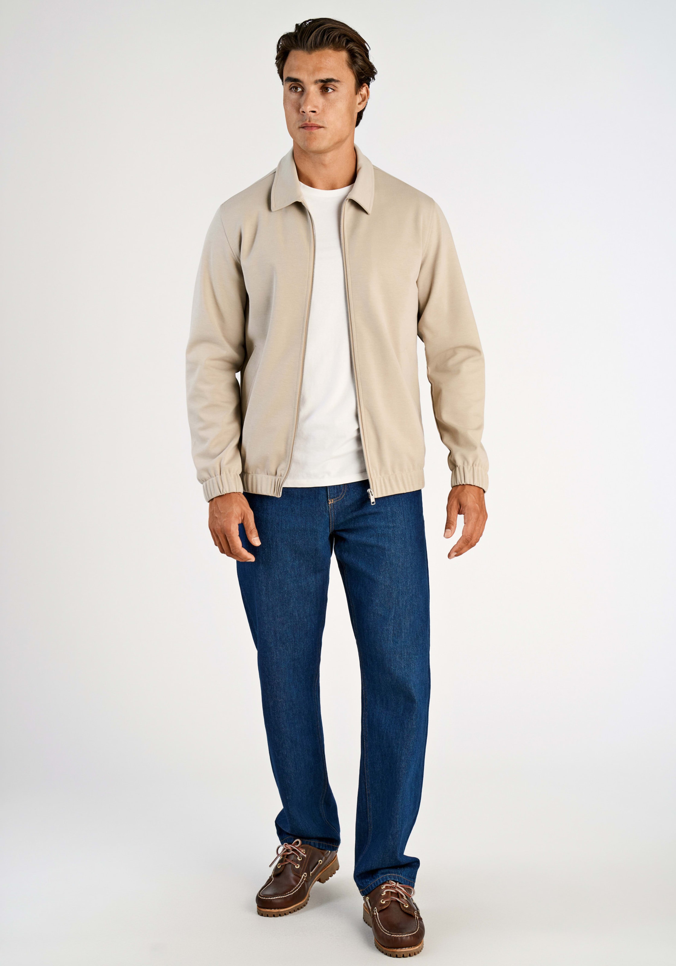 LINDBERGH Blouson ohne Kapuze mit Hemdkragen und Reissverschluss