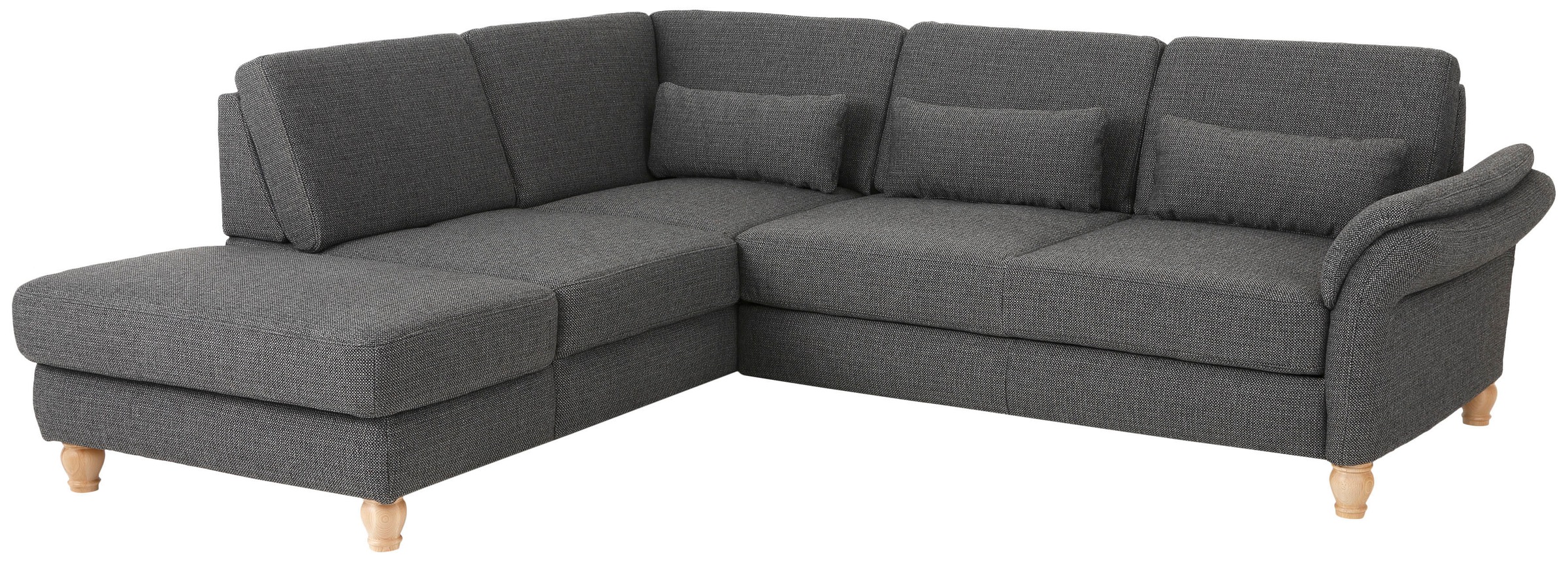 Home affaire Ecksofa »Palace L-Form«, incl. Sitztiefenverstellung, wahlweise mit Bettfunktion und Stauraum