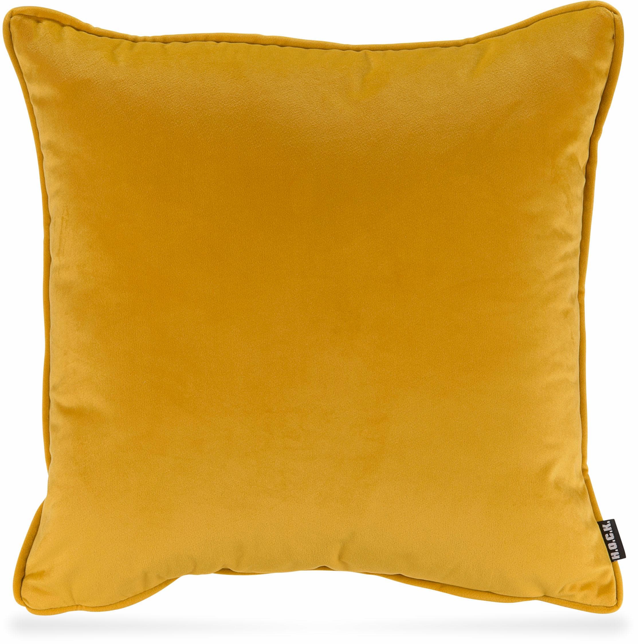 Image of H.O.C.K. Dekokissen "Nobile Samt" Kissenhülle mit Füllung, 1 Stück