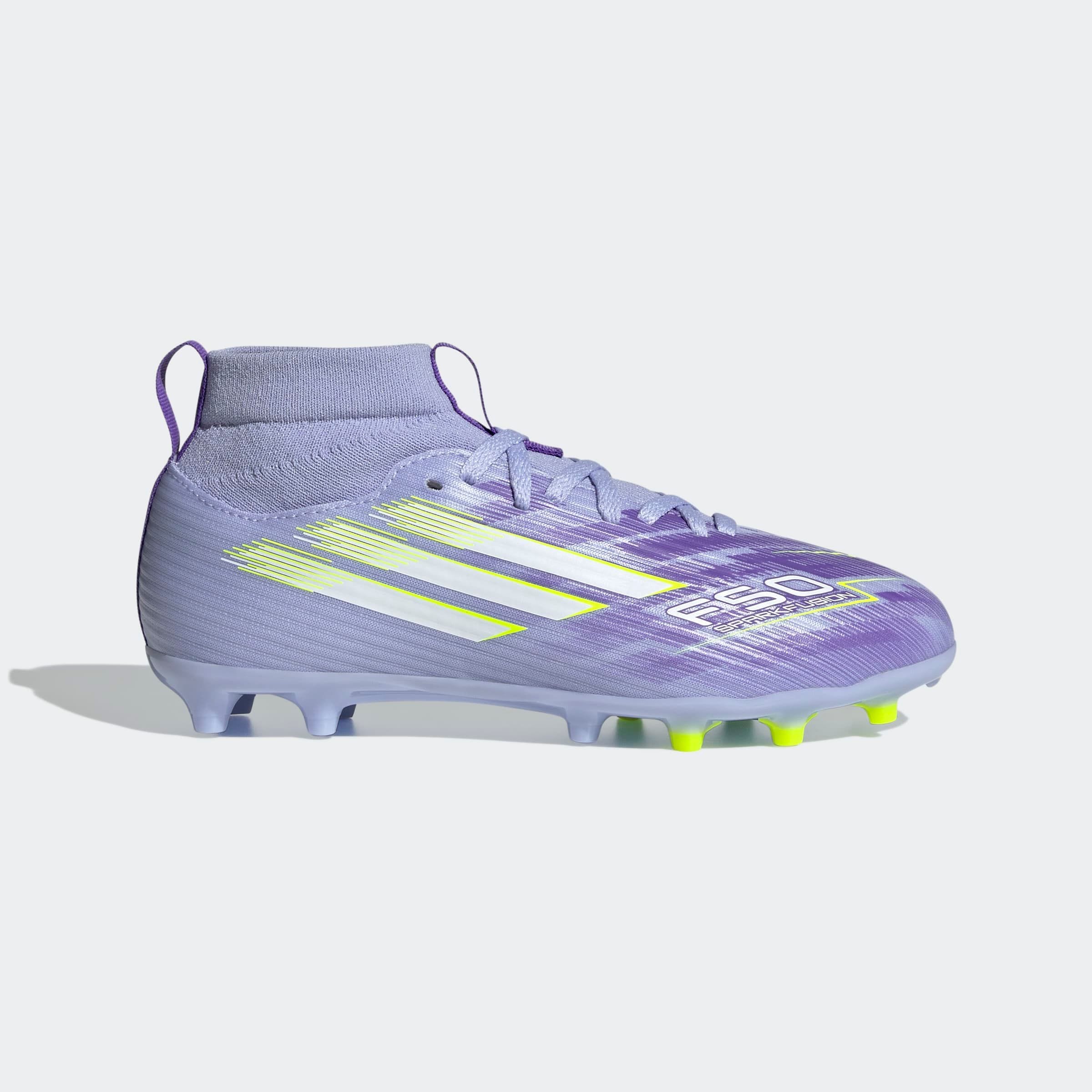 adidas Performance Fussballschuh »F50 SPARKFUSION LEAGUE FESTE BÖDEN/KUNSTRASEN E KINDER«, geeignet für Rasen- und Kunstrasenplätze