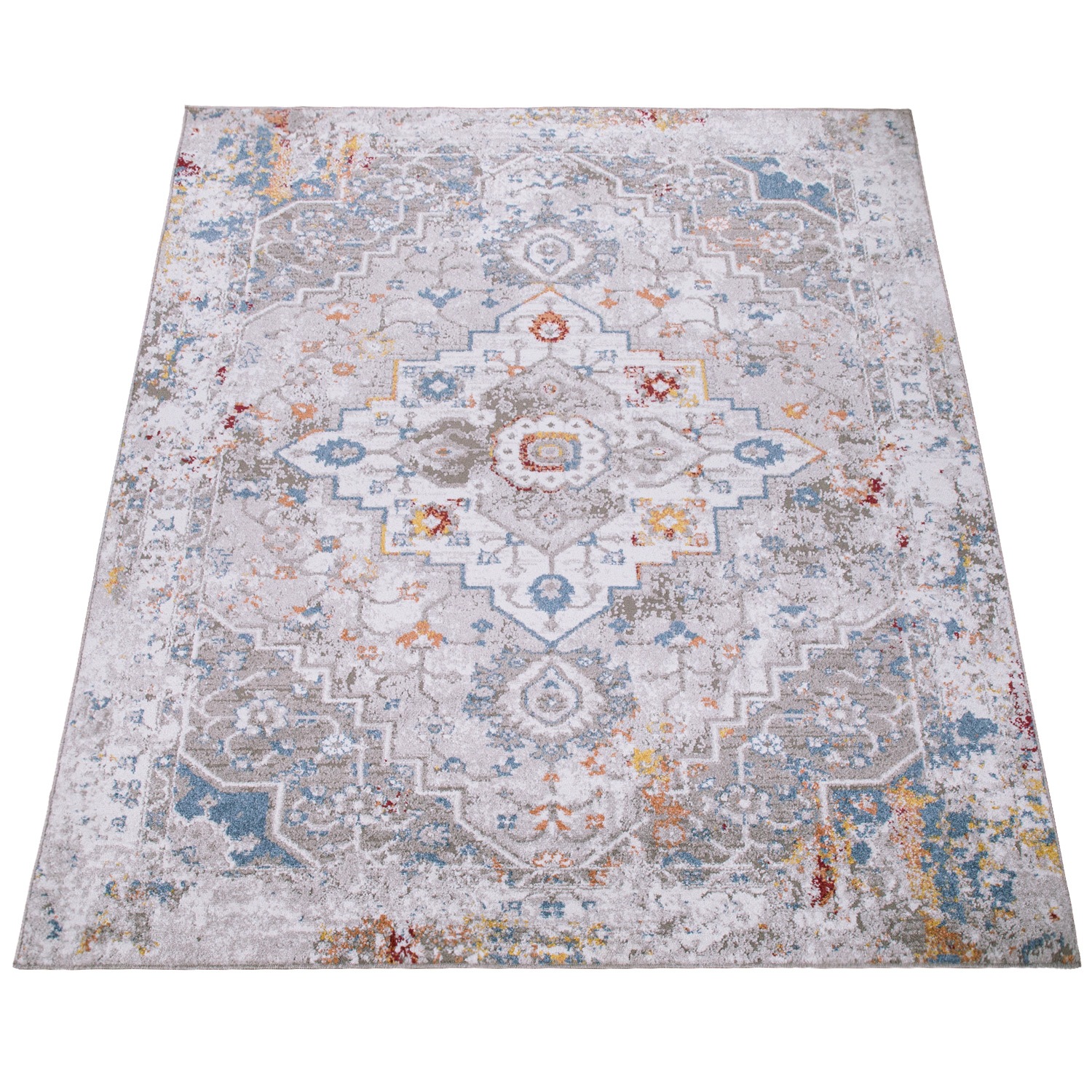Image of Paco Home Teppich "Palermo 561" rechteckig 13 mm Höhe Kurzflor, Orient-Optik, Vintage Design