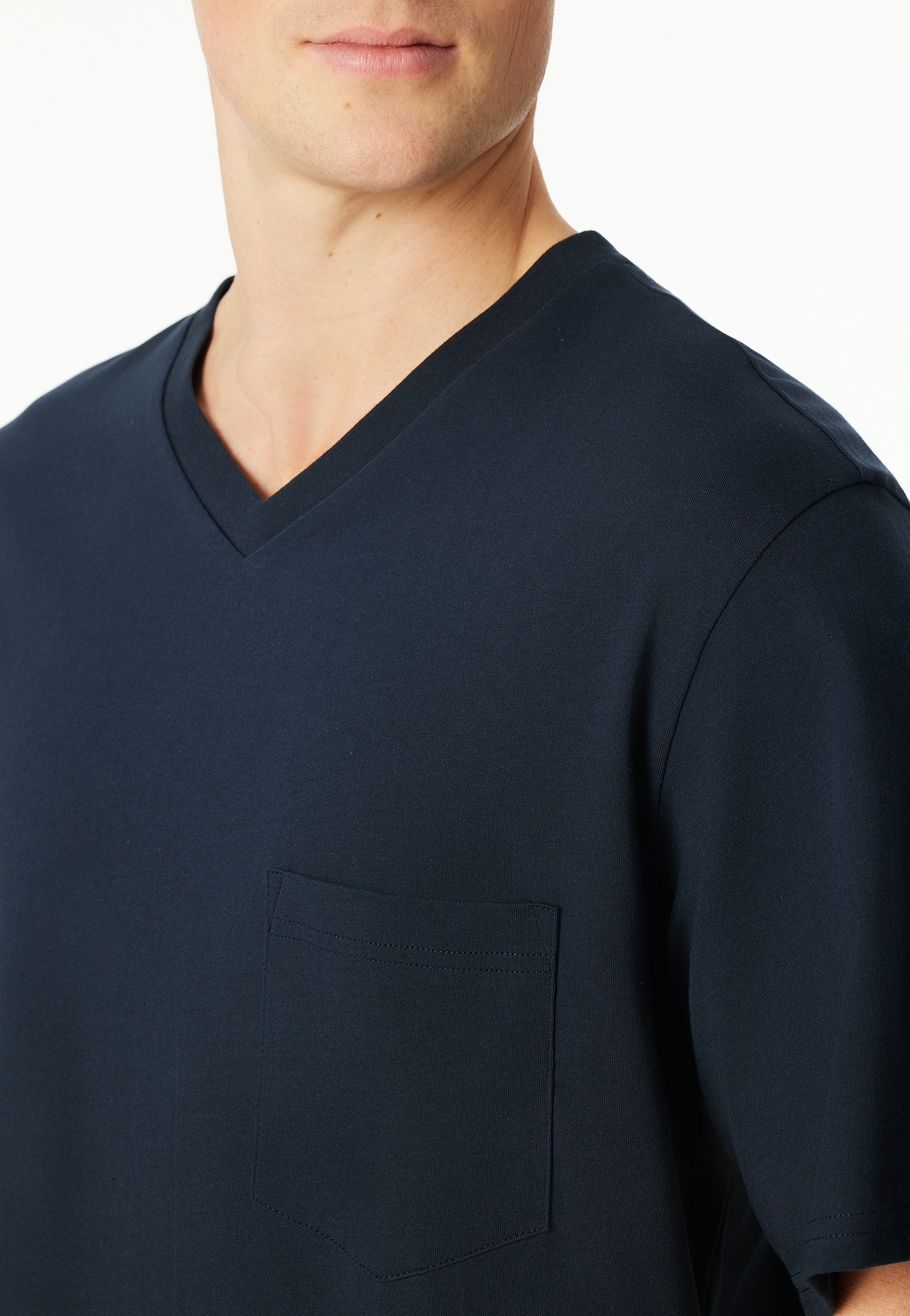 Schiesser Shorty »Comfort Essentials« 2 Stk. tlg., mit aufgesetzter Brusttasche