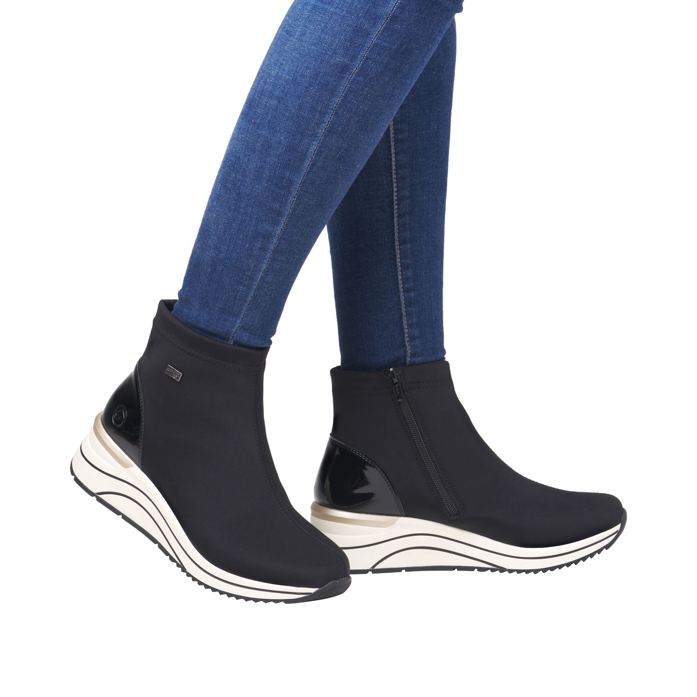 Remonte Baskets compensées  Plateauboots, High Top Stiefelette mit wasserabweisender TEX-Membran