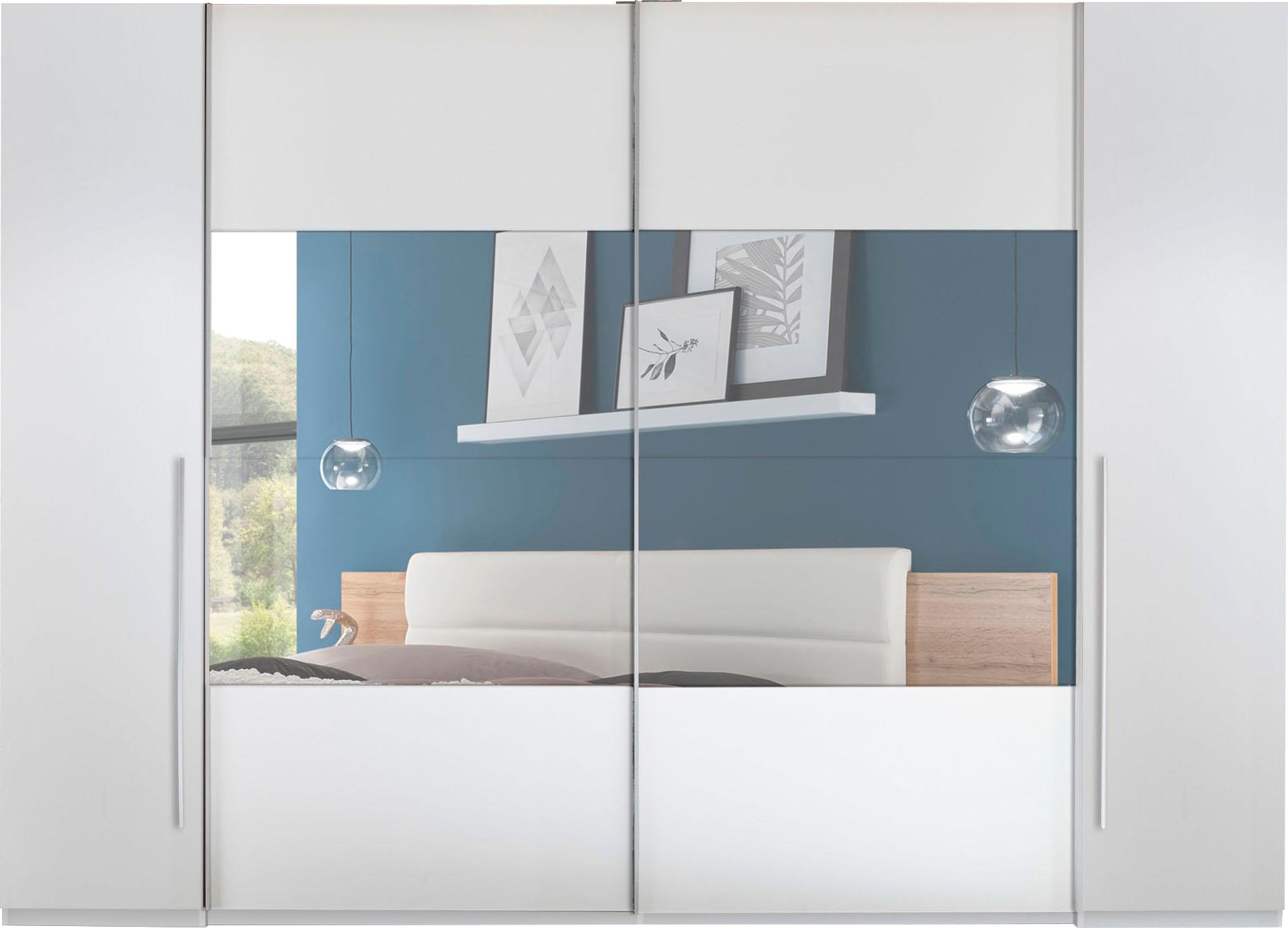 Image of Schlafkontor Schwebetürenschrank »Mega«, mit Dreh- und Schwebetüren bei Ackermann Versand Schweiz