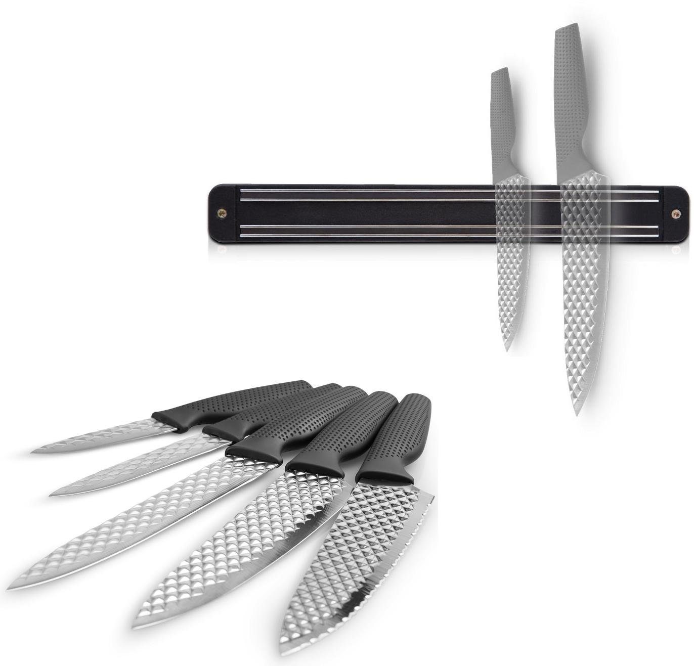 Image of MediaShop Messer-Set »Harry Blackstone Air Blade«, (6 tlg.), inkl. Magnetleiste bei Ackermann Versand Schweiz