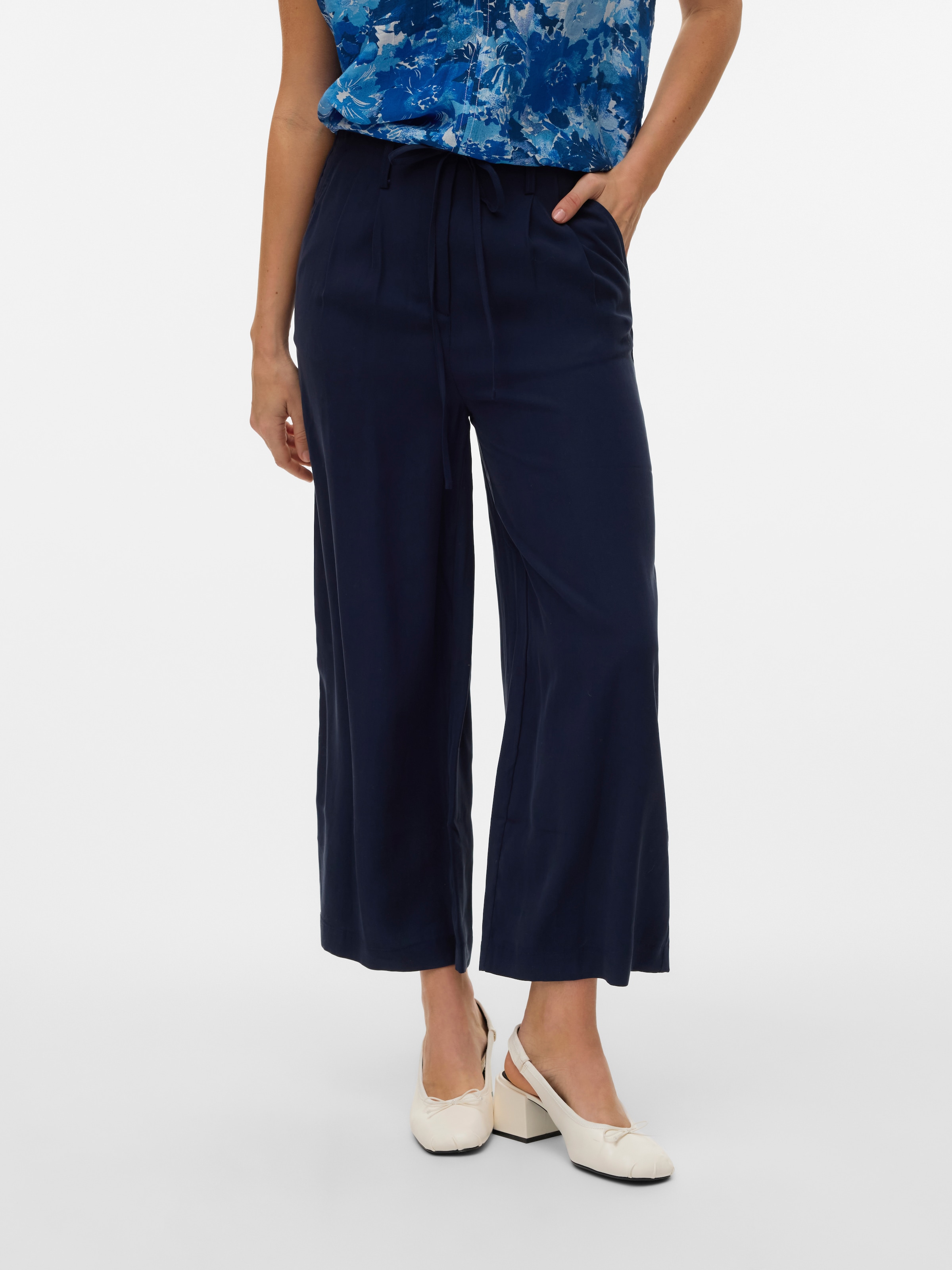 Image of Vero Moda Culotte "VMTANYA HW 7/8 WIDE PANTS" Sommerhose