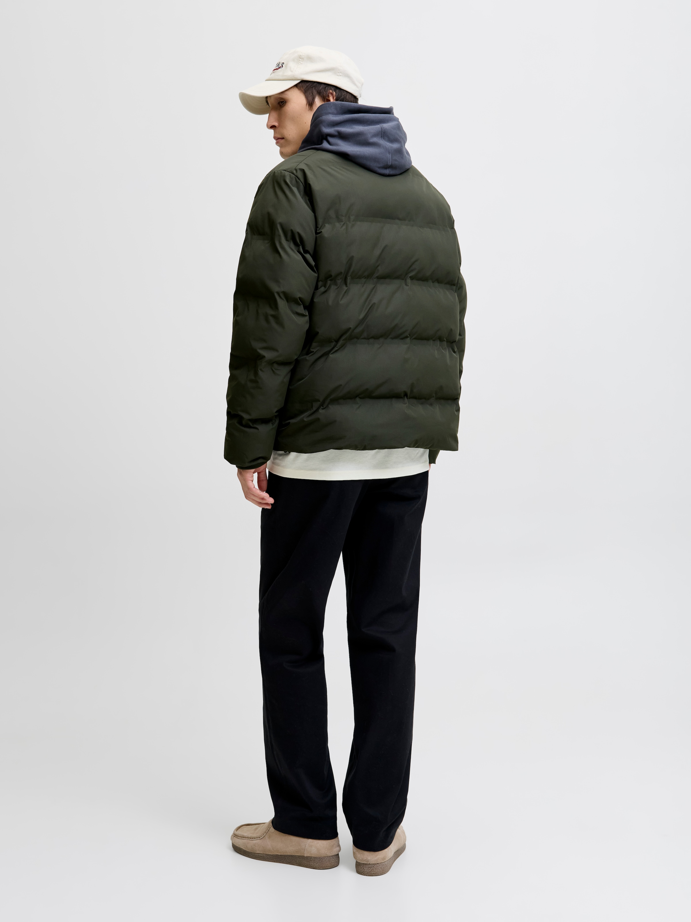 Jack & Jones Veste matelassée »JJESOHO PUFFER COLLAR SN« ohne Kapuze