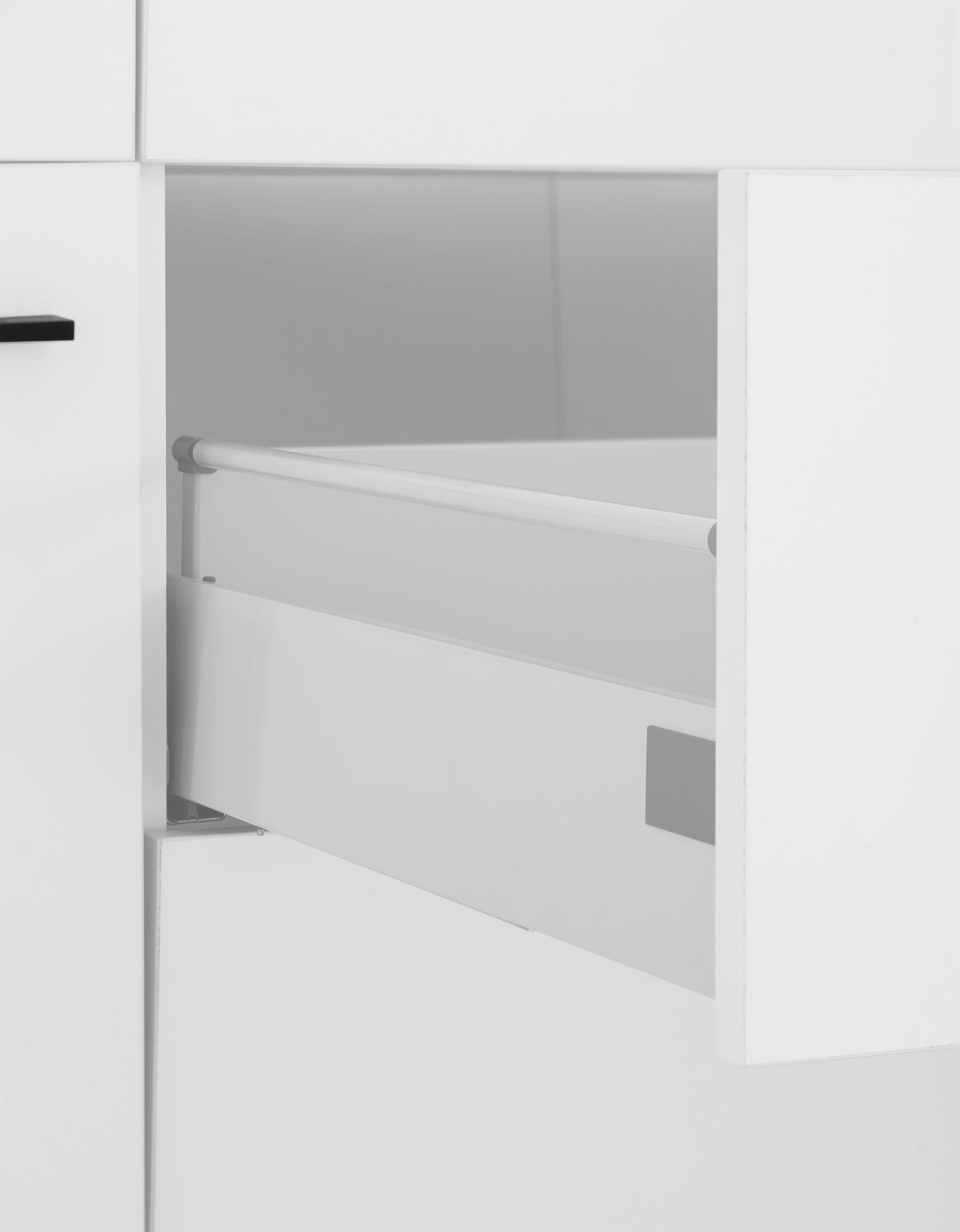 OPTIFIT Küchenzeile »Tokio«, Vollauszügen cm, sur mit mit Trouver ohne E-Geräte, Stahlgestell, 224 Breite
