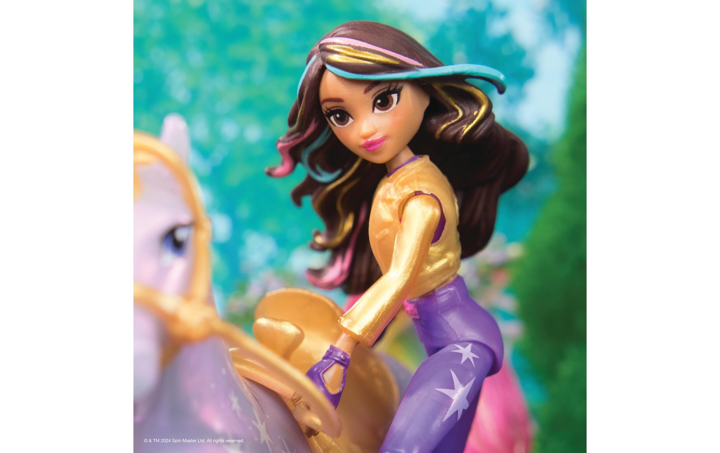 Anziehpuppe »Spinmaster Unicorn Academy Sophia Doll & Wildstar Unicorn«