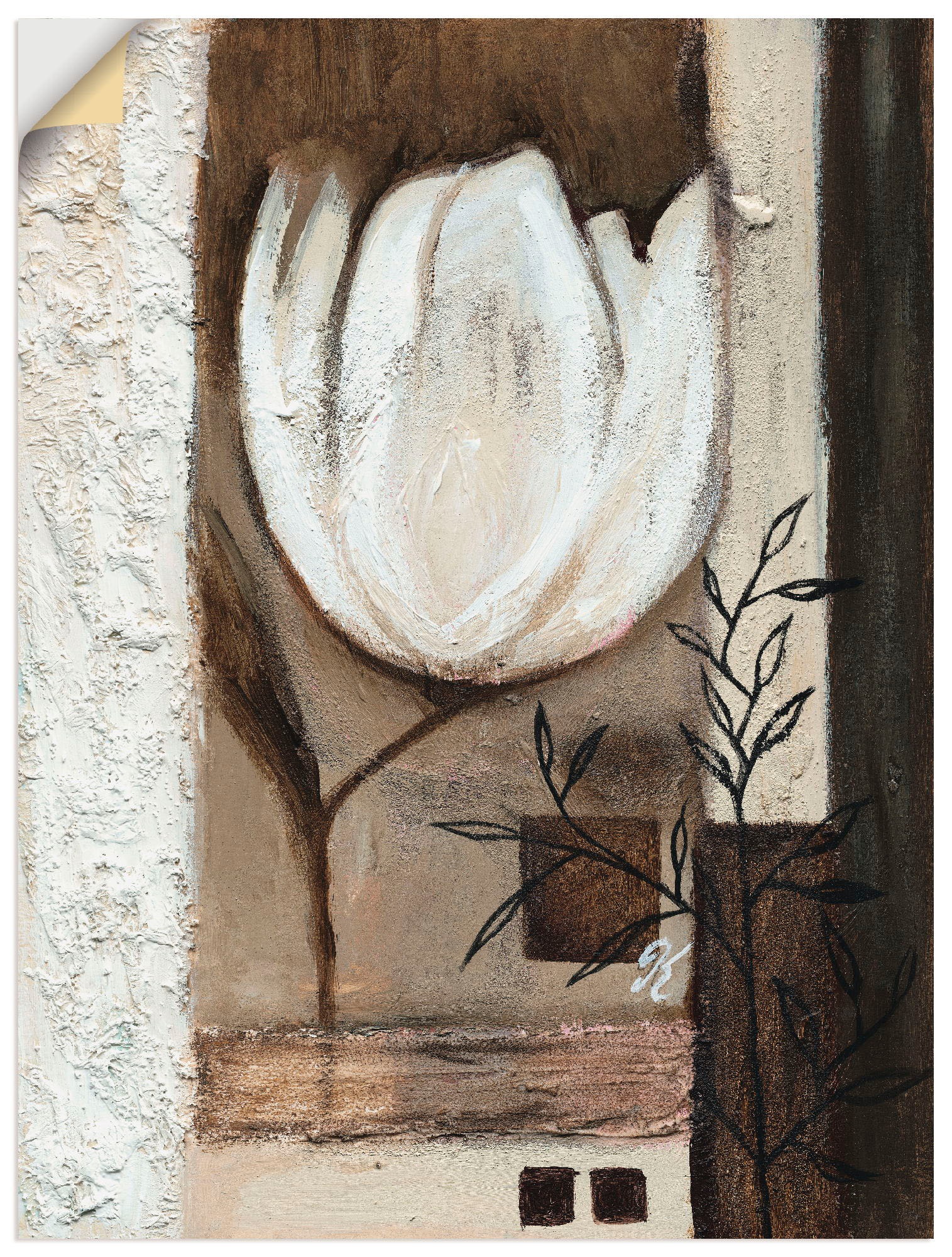 Image of Artland Wandbild »Braune Tulpen II«, Blumen, (1 St.), in vielen Grössen & Produktarten -Leinwandbild, Poster, Wandaufkleber / Wandtattoo auch für Badezimmer geeignet bei Ackermann Versand Schweiz