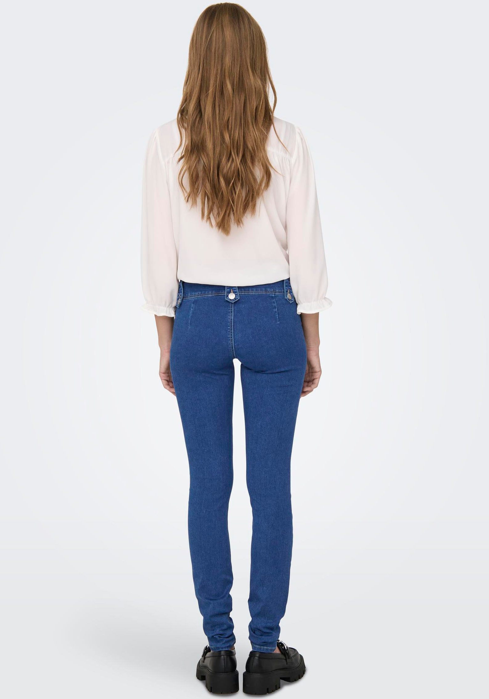 ONLY Skinny-fit-Jeans »ONLROYAL REG SK VIS BUT DET DNM PIM«