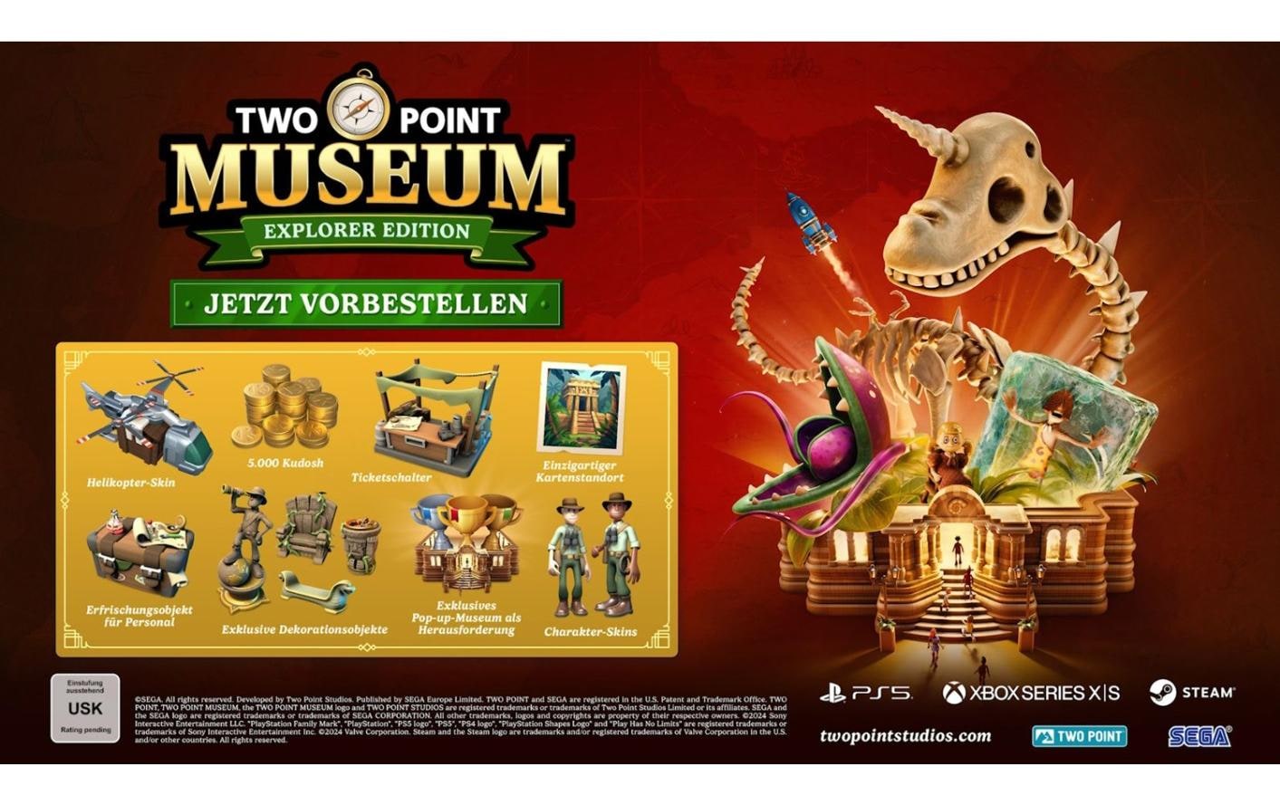 Sega Spielesoftware »Two Point Museum – Explorer Edition«, PlayStation 5