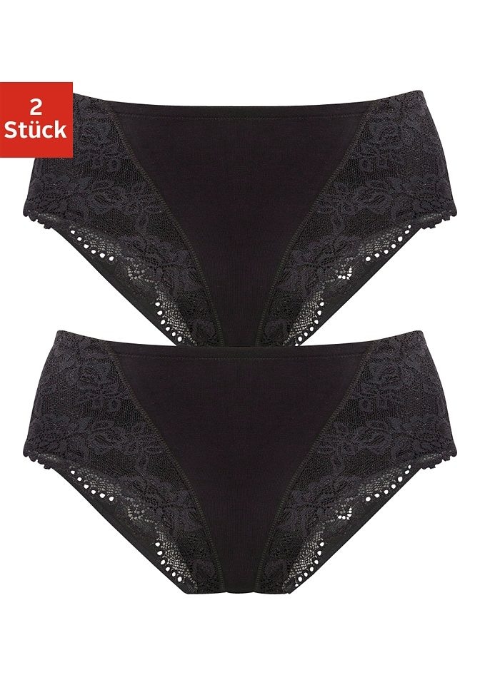 Image of petite fleur by Lascana Formslip 2er-Pack, Bodyforming Slip aus elastischer Baumwolle