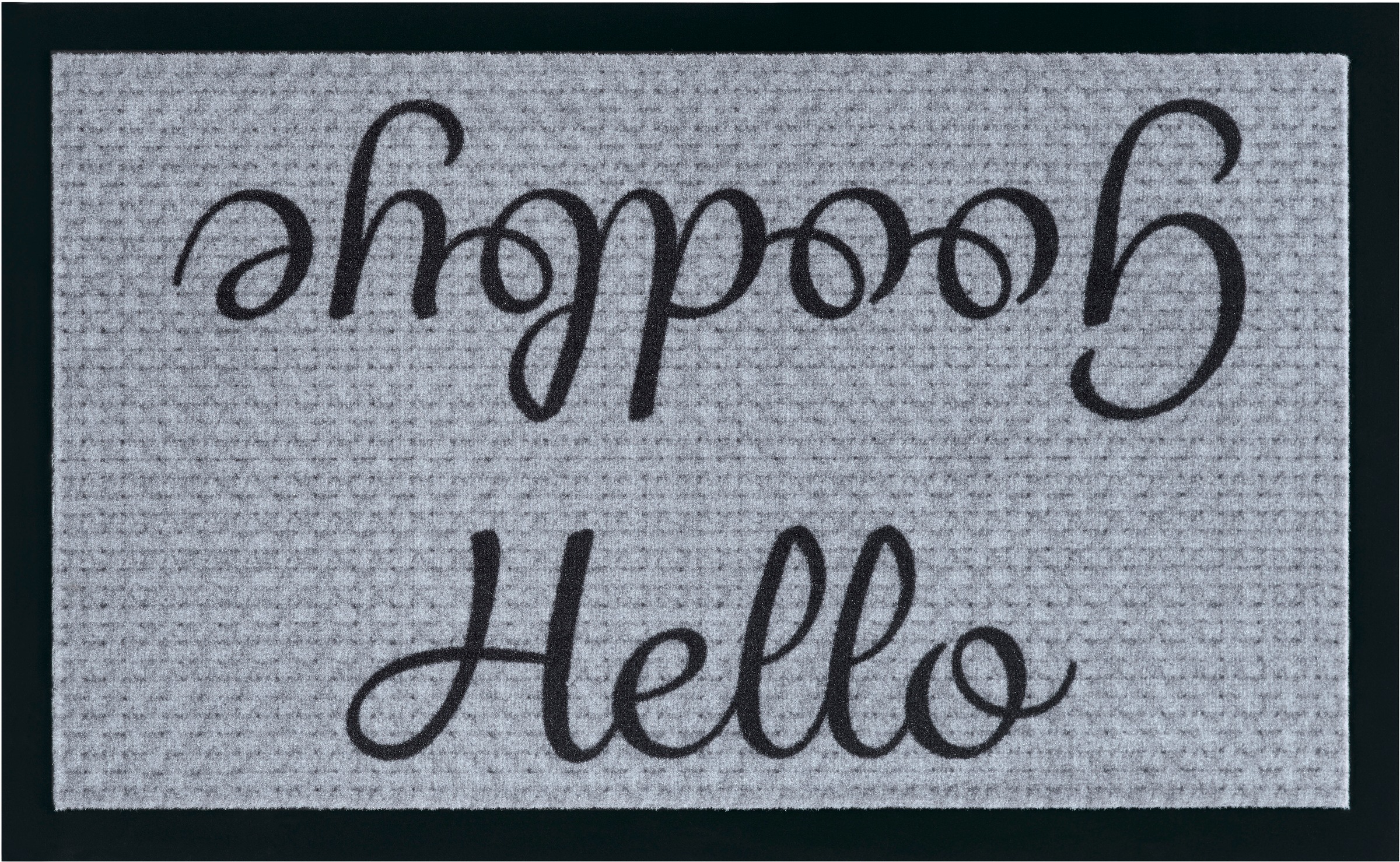 Image of Home affaire Fussmatte »Hello«, rechteckig, 5 mm Höhe, In und Outdoor geeignet, mit Spruch, Schrift Design, waschbar, Robust, Pflegeleicht, Eingang, Rutschfest bei Ackermann Versand Schweiz