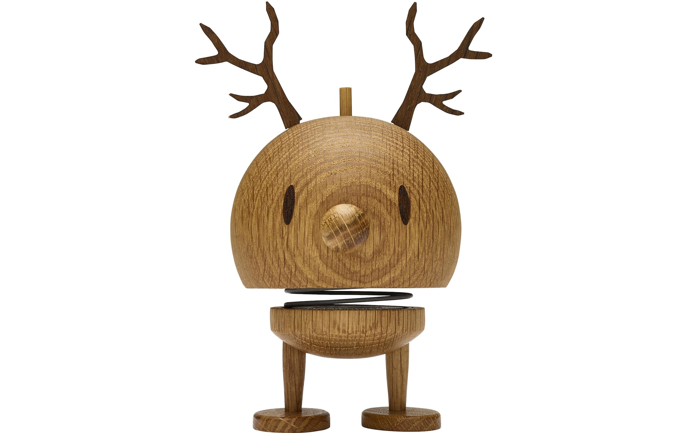 Weihnachtsfigur »Bumble Rentier Gr. M«, Holzart: Eiche (USA)