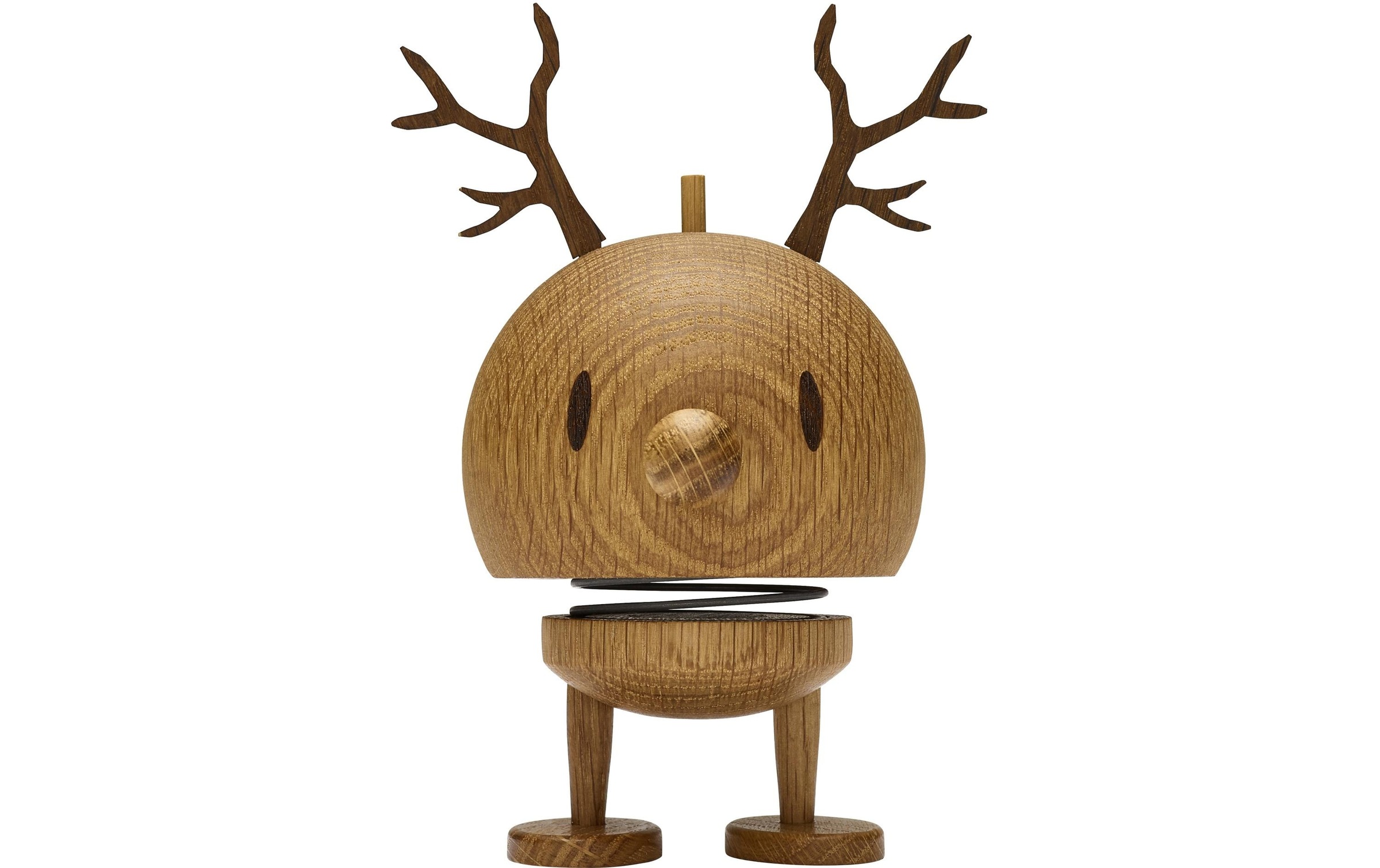 Image of HOPTIMIST Weihnachtsfigur "Bumble Rentier Gr. M" Holzart: Eiche (USA)
