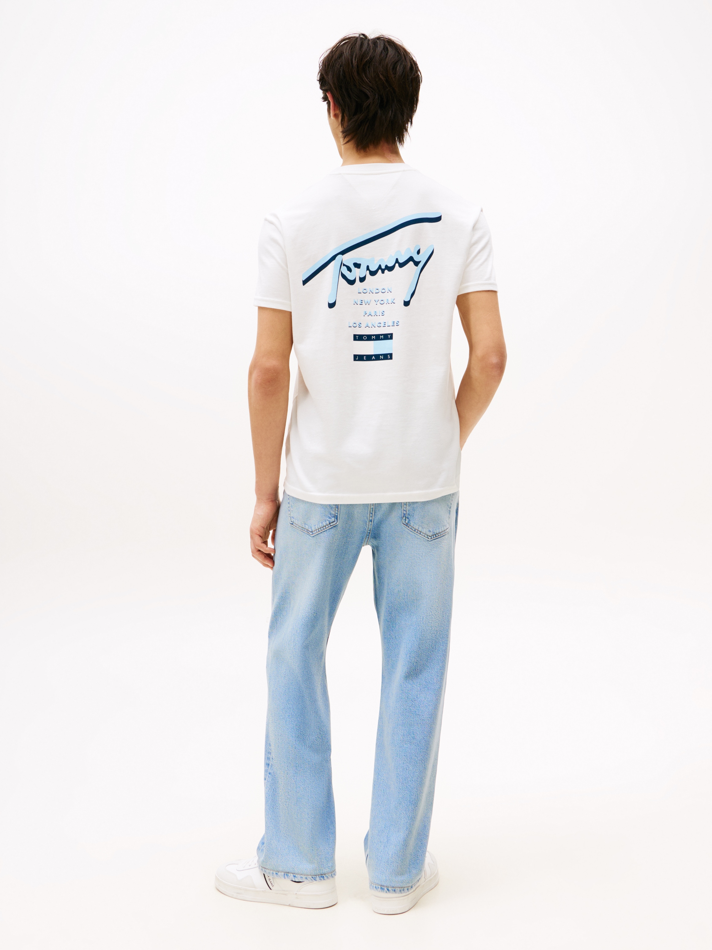 Tommy Jeans T-Shirt »TJM REG SIGNATURE CITY TEE«, mit grossem Rückenprint