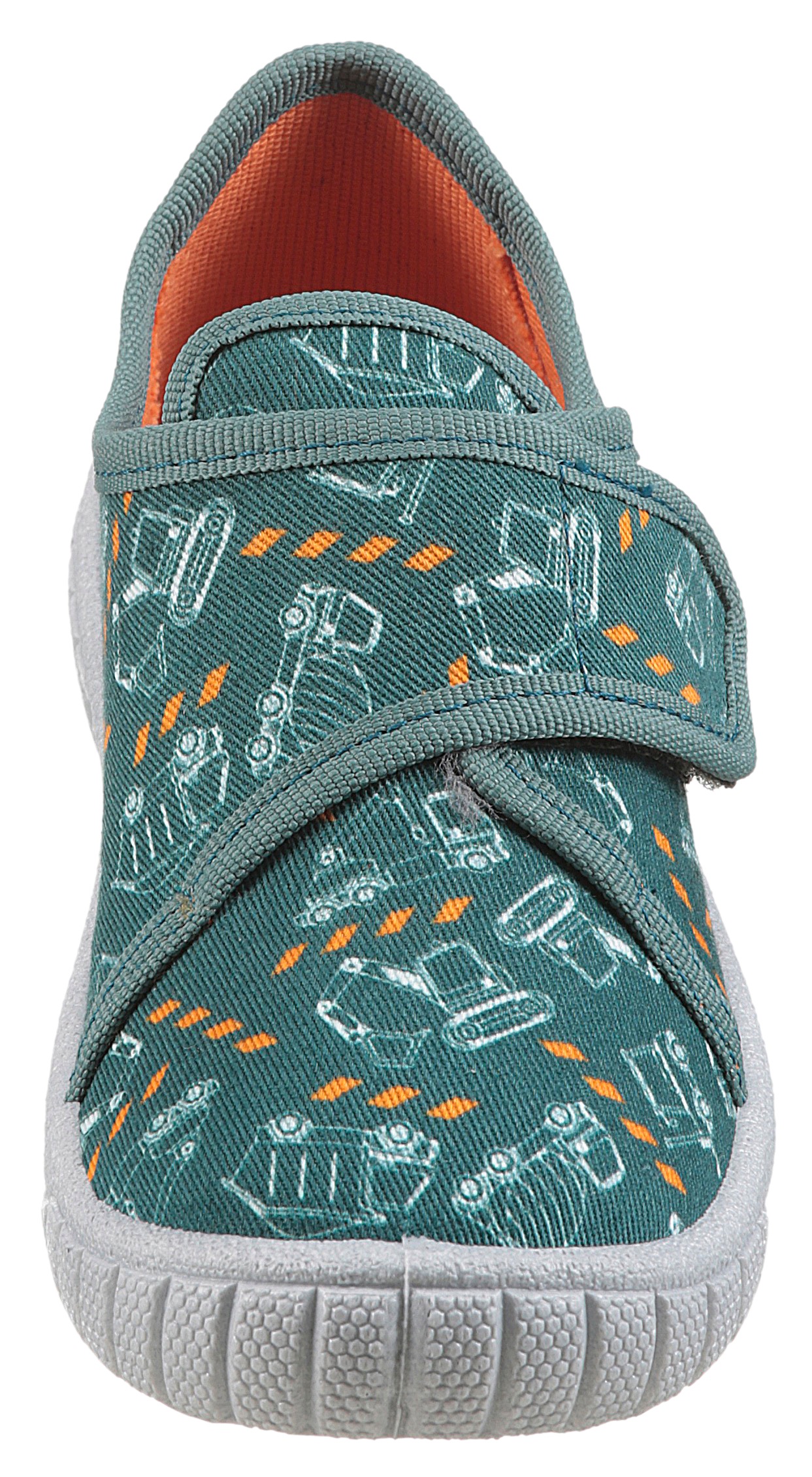 Superfit Hausschuh »BILL, WMS: mittel«  Kinderschuh mit Klettverschluss, Grössenschablone zum Download
