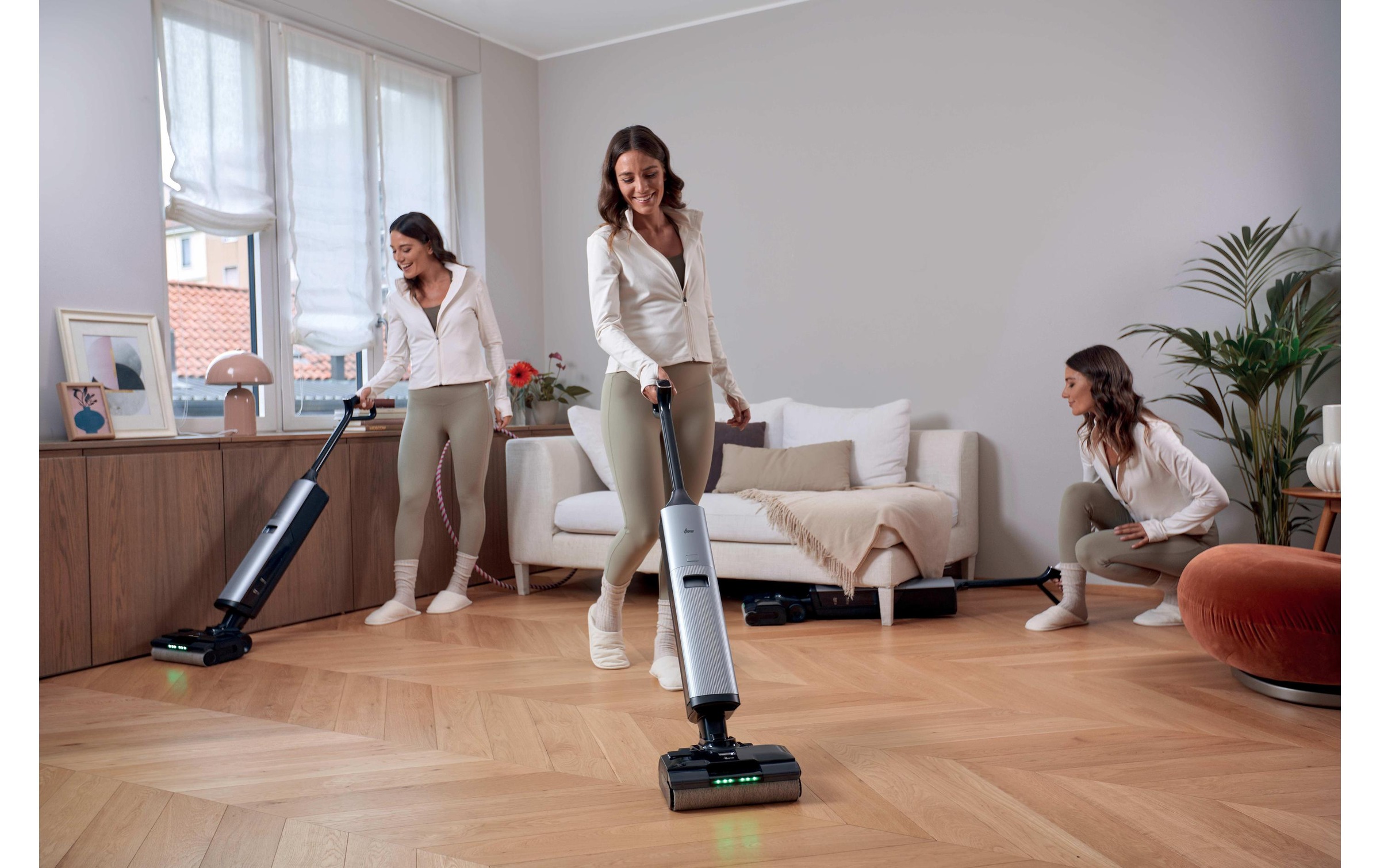 Hoover Nass-Trocken-Akkusauger »HW6 Ultra Clean HW600 11« Nass- und Trockensauger mit 20.000 Pa Saugkraft und LED-Display