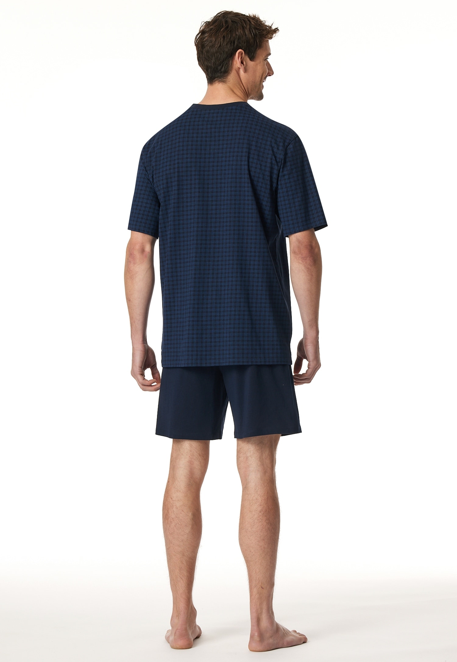 Schiesser Shorty »Comfort Essentials«, (2 tlg.), Brusttasche, V-Ausschnitt, Kurzarm, Baumwolle