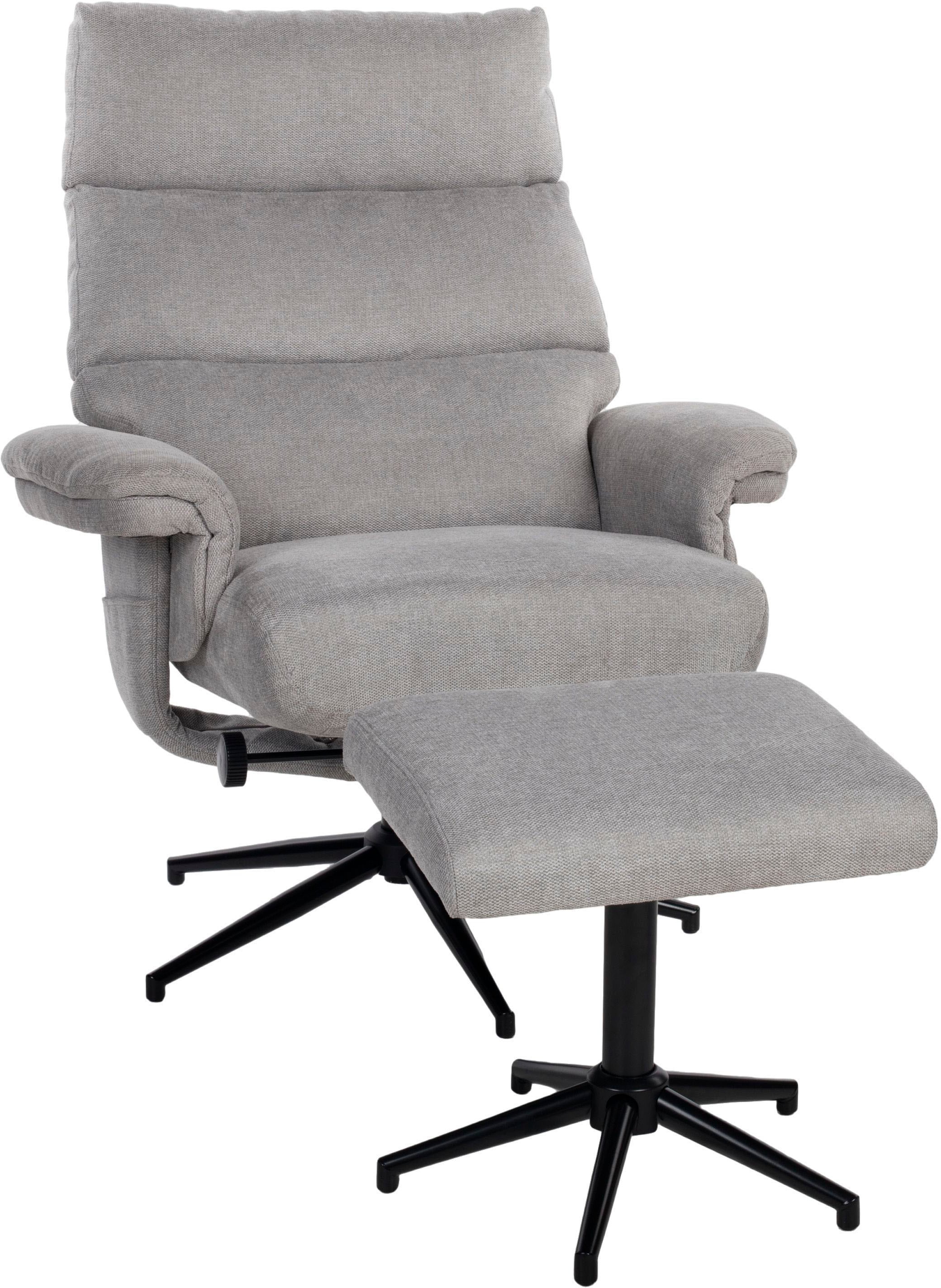 Duo Collection TV-Sessel »Zalea« mit Hocker und Relaxfunktion, 360 Grad drehbar