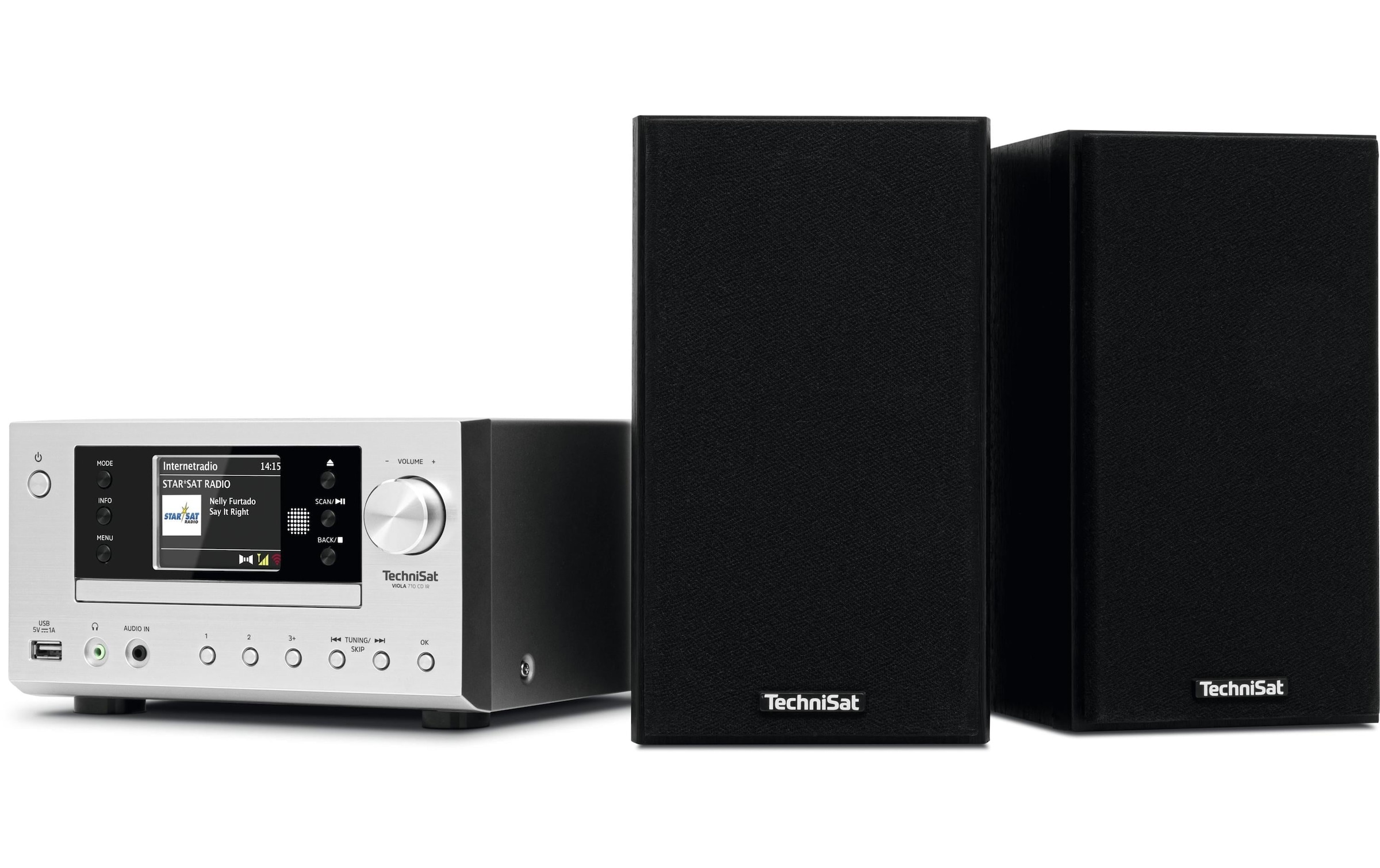 TechniSat Microanlage »Viola 710 CD IR«, (Bluetooth Digitalradio (DAB+)-FM-Tuner-Internetradio)