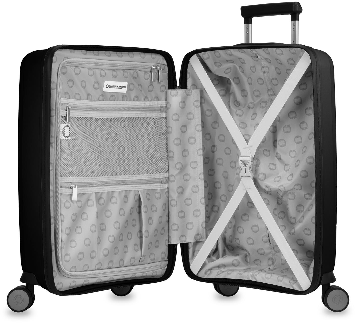 Hauptstadtkoffer Hartschalen-Trolley »TXL, in verschiedenen Farben und Grössen«, 4 Rollen, Hartschalen-Koffer Reisegepäck TSA Schloss