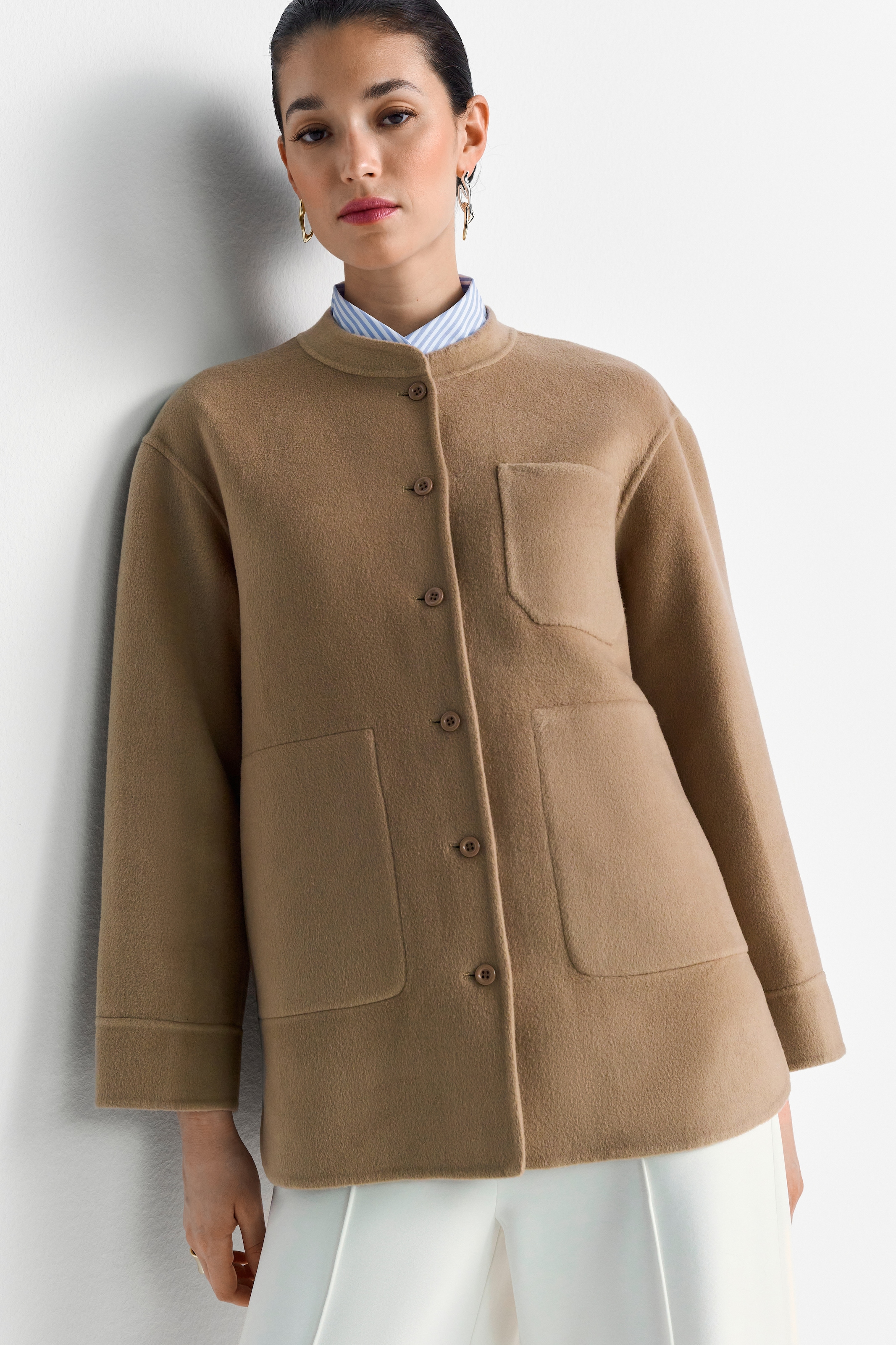 Image of RICHROYAL Hemdjacke Overshirt, Stehkragen