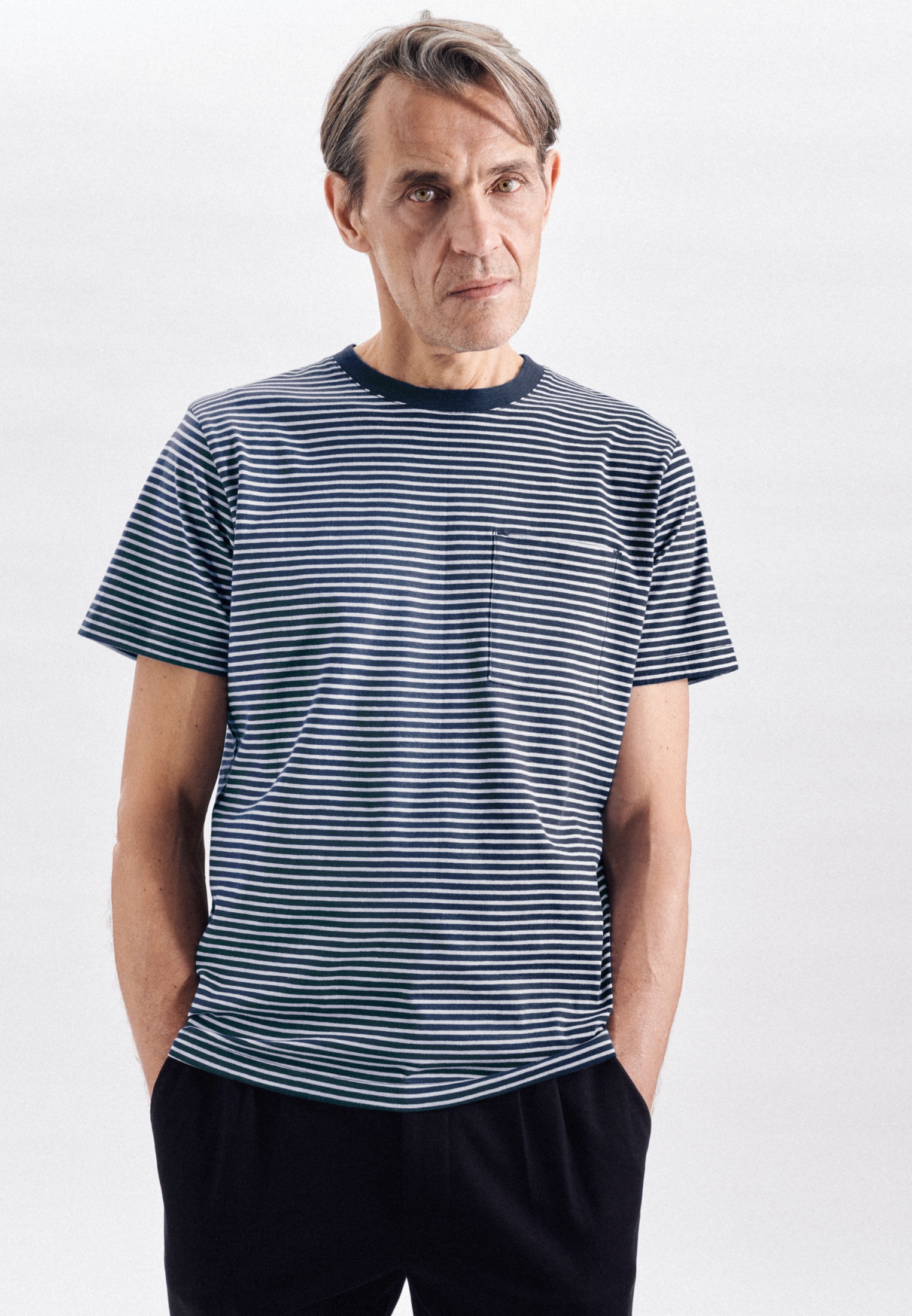 Image of seidensticker T-Shirt »Regular«, Langarm Rundhals Streifen bei Ackermann Versand Schweiz