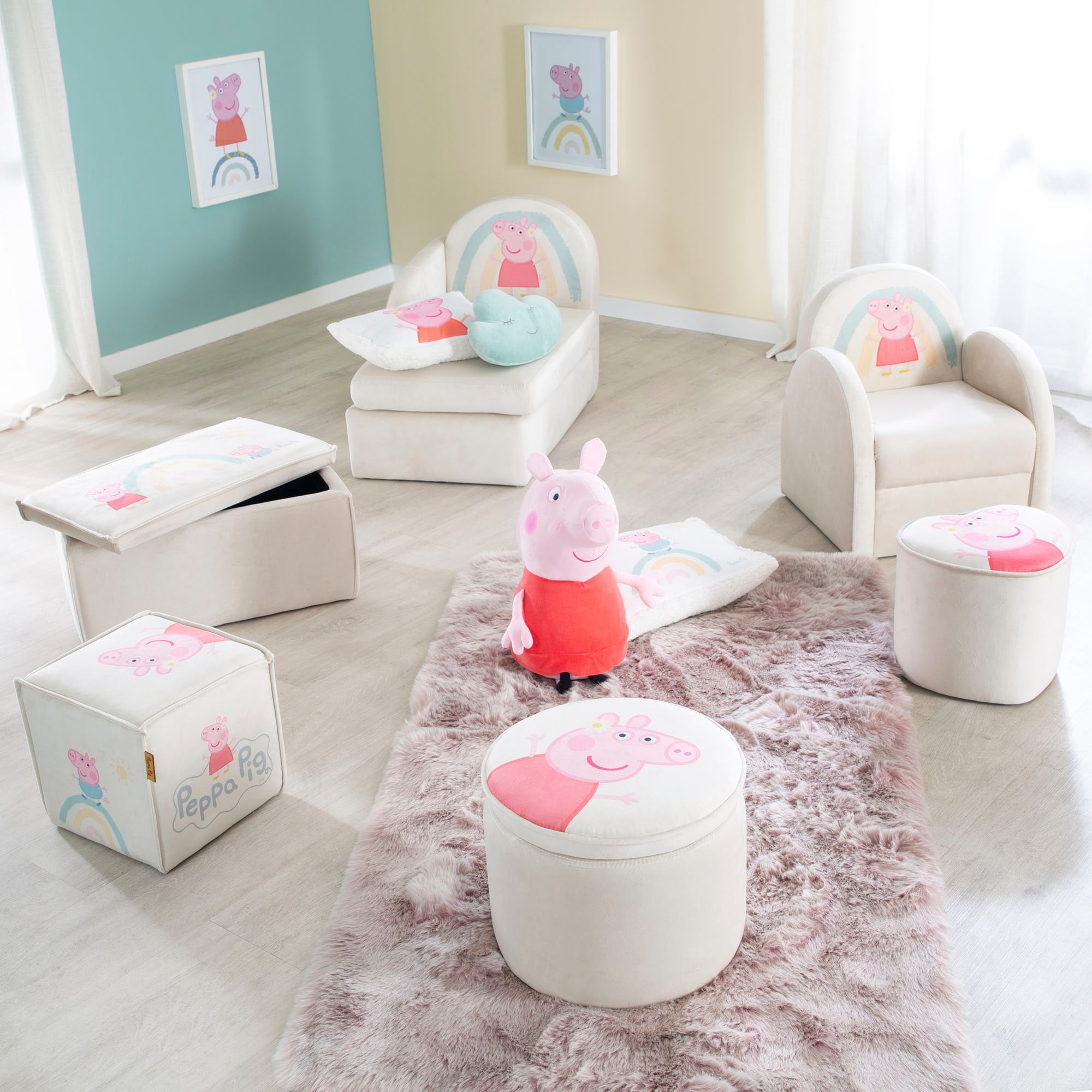 roba® Tabouret pour enfants »Peppa Pig«