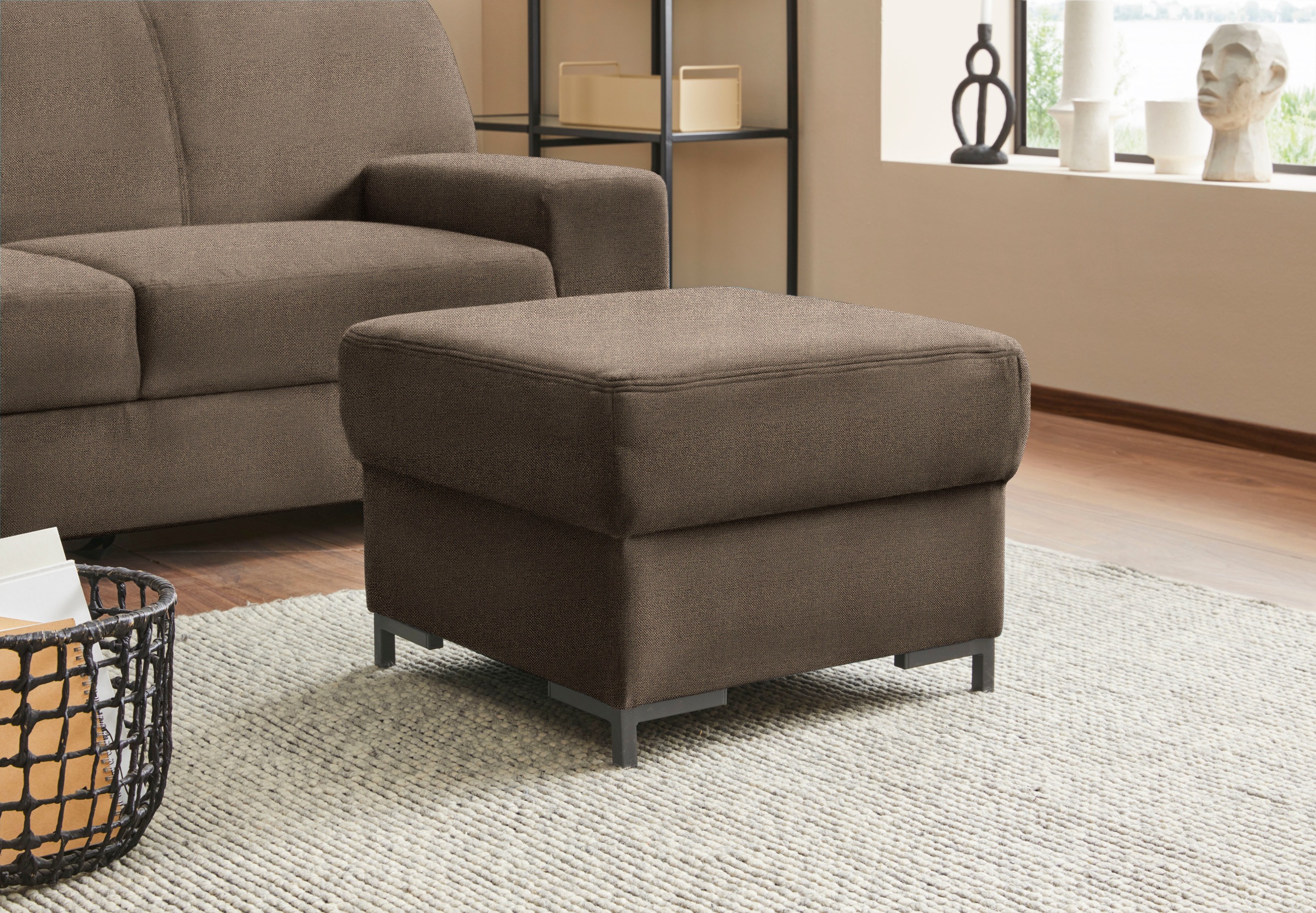 DOMO collection Tabouret »Ledas B/T 62/62cm« in vielen Farben erhältlich