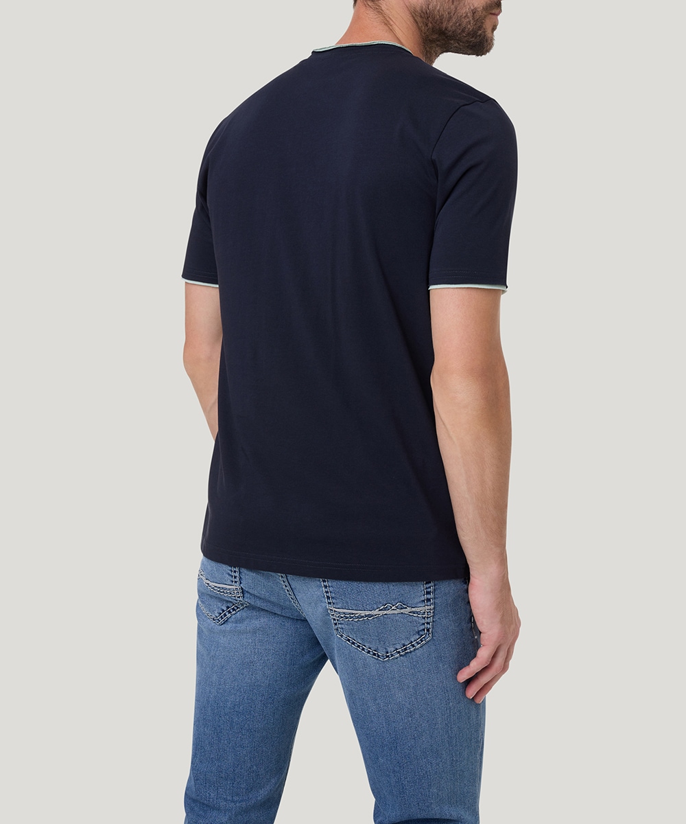 Pioneer Authentic Jeans T-Shirt, mit kontrastfarbenen Details