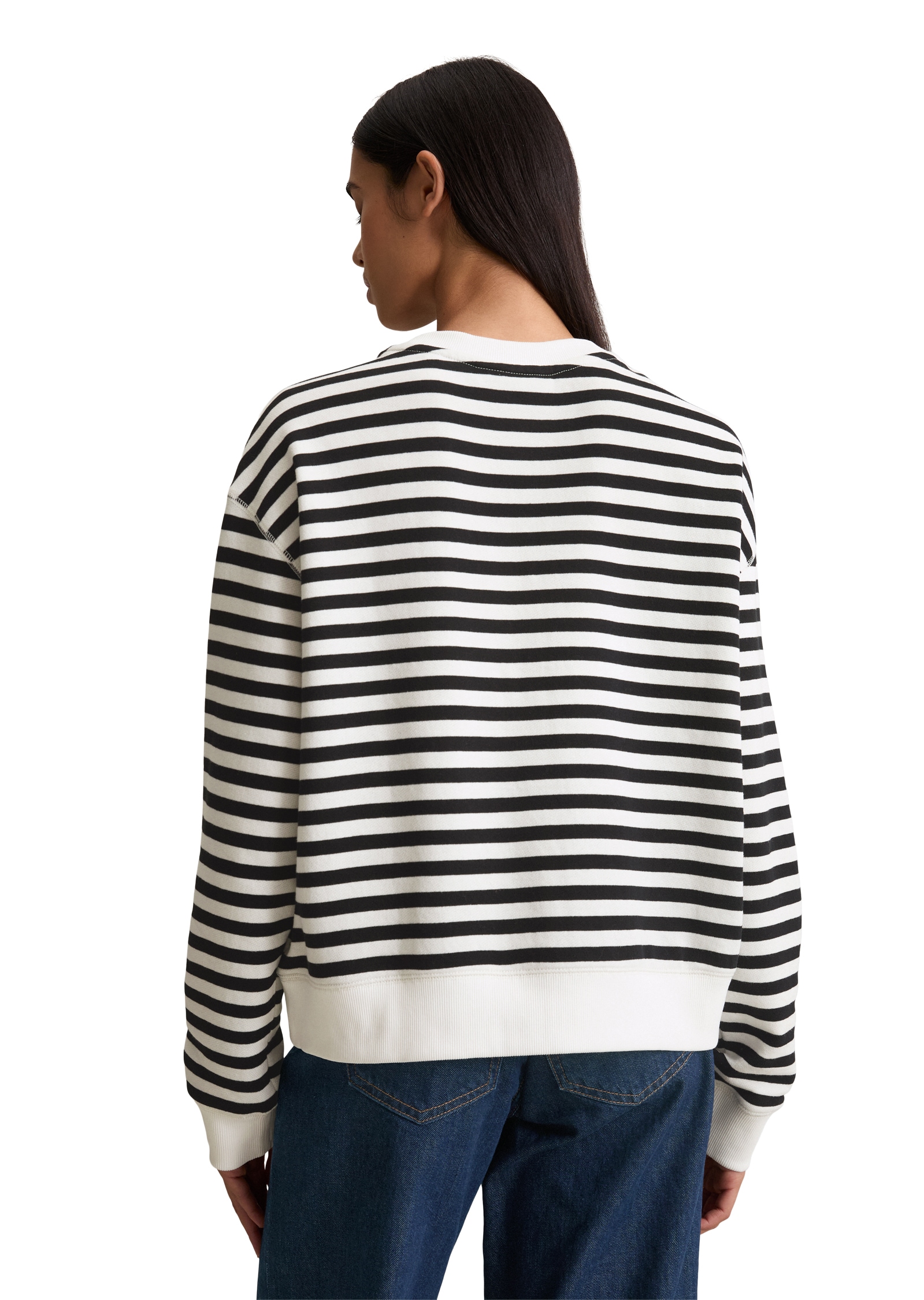 Marc O'Polo DENIM Sweat-shirt , rayé, coupe décontractée
