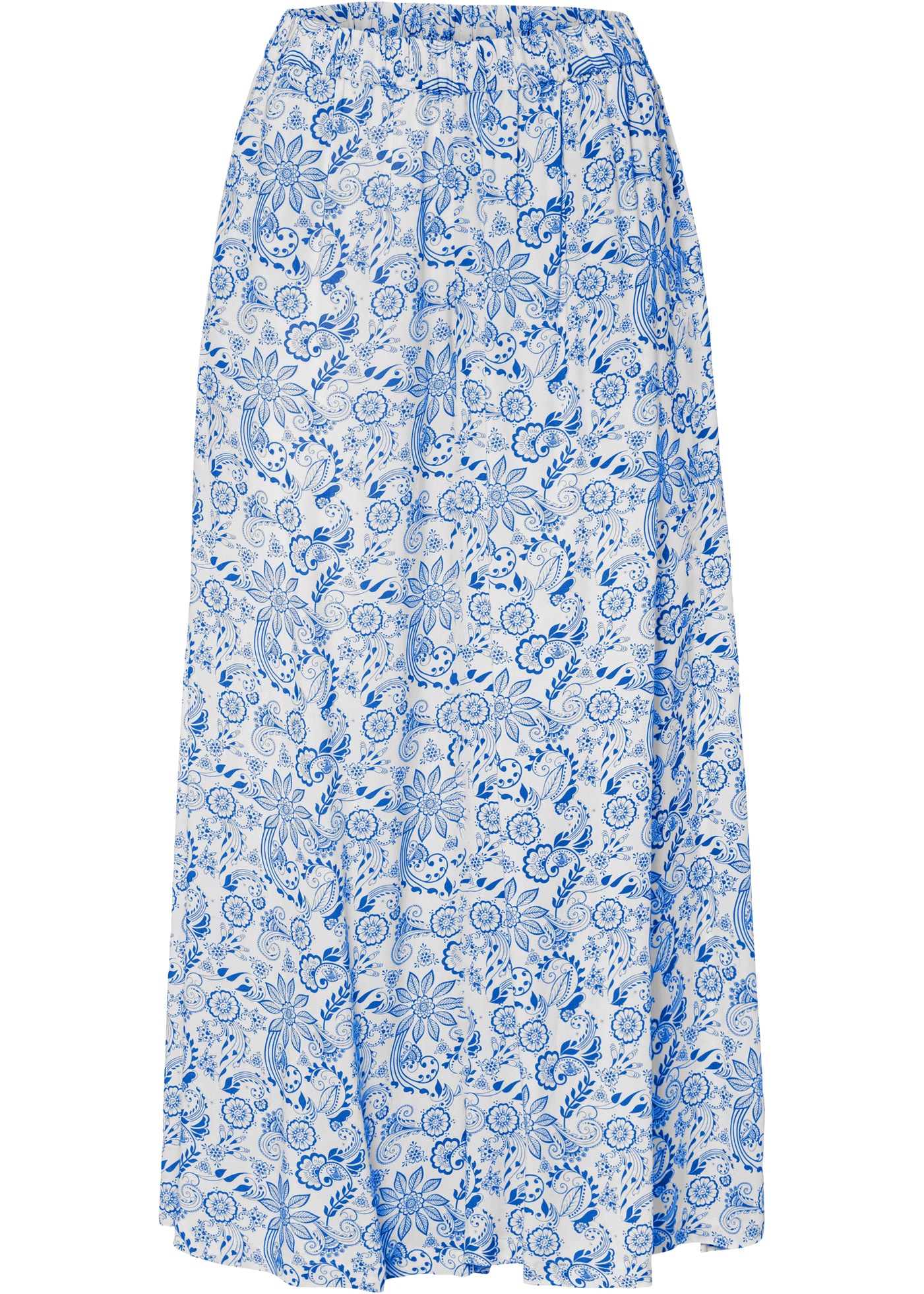 bonprix Pantalon palazzo  aus Viskose, mit elastischem Bund, Loose Fit, Casual Stil