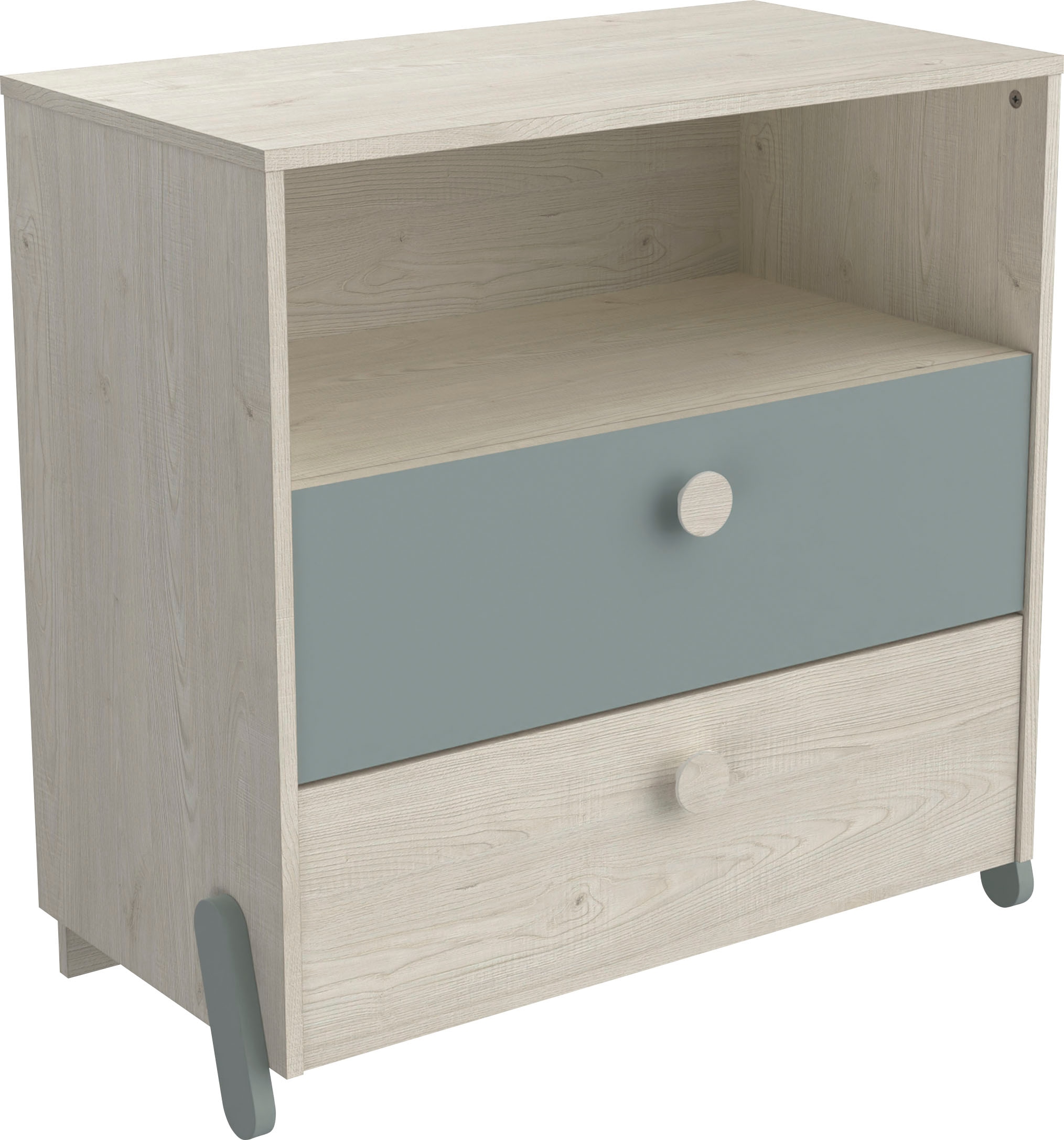 Demeyere GROUP Kommode »Jann, Breite ca. 73cm, Höhe ca. 73cm, 2 Schubladen«, modernes Design fürs Kinderzimmer